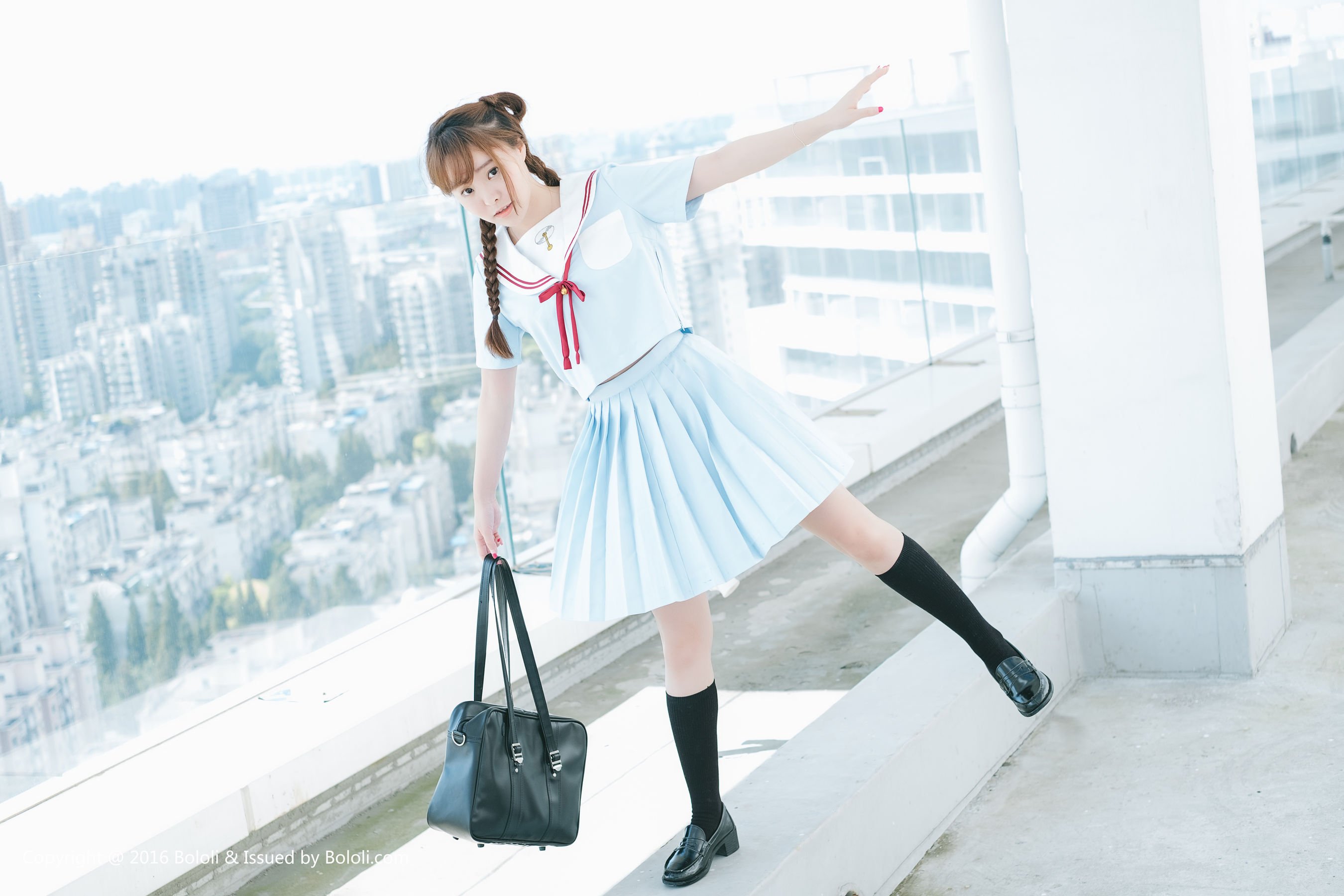 柳侑绮《日系校服少女》 [激萌文化Kimoe] Vol.025_第4张