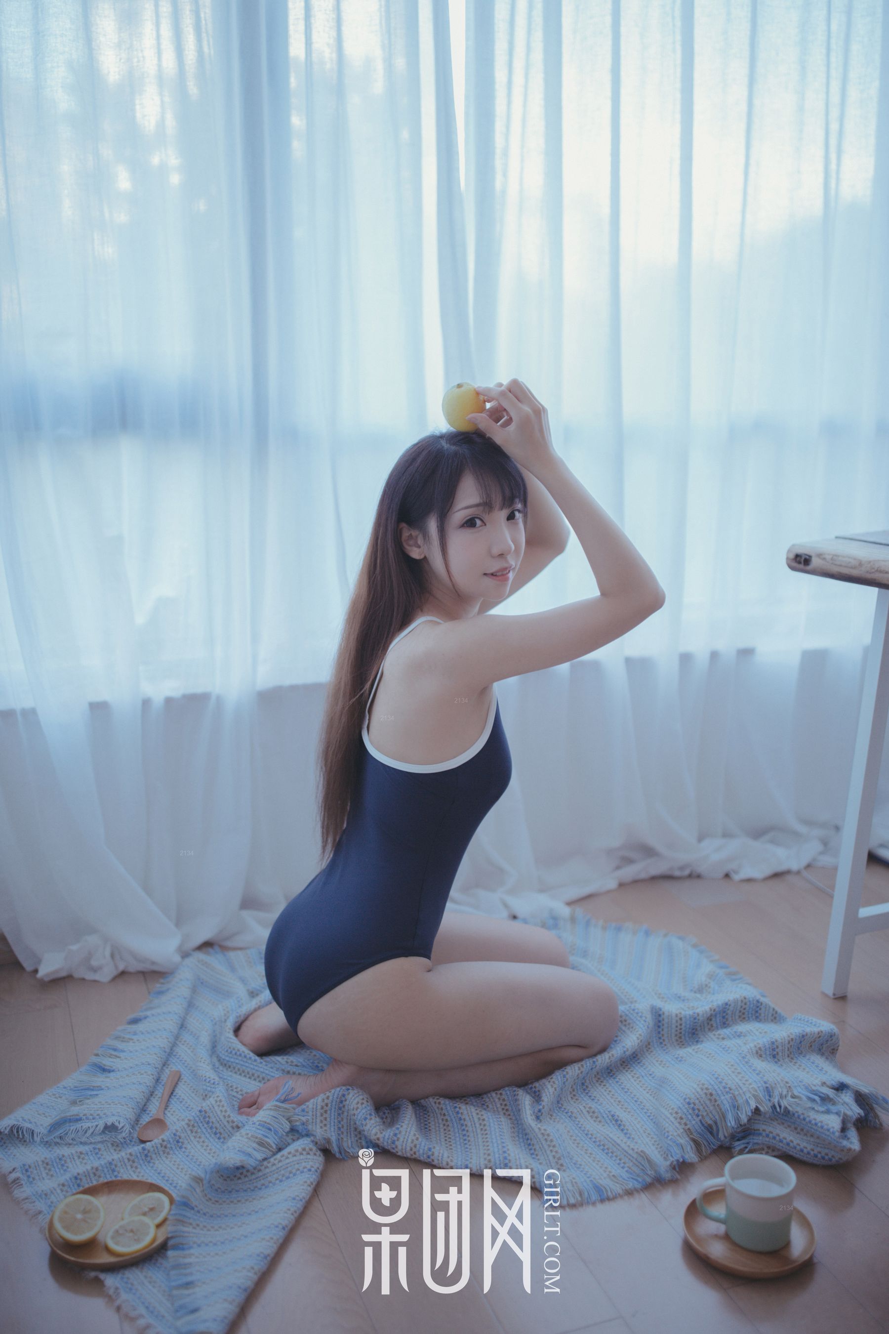 水花花不是水哗哗《邻家小妹陪你吃早餐！》 [果团Girlt]熊川纪信 No.028_第4张