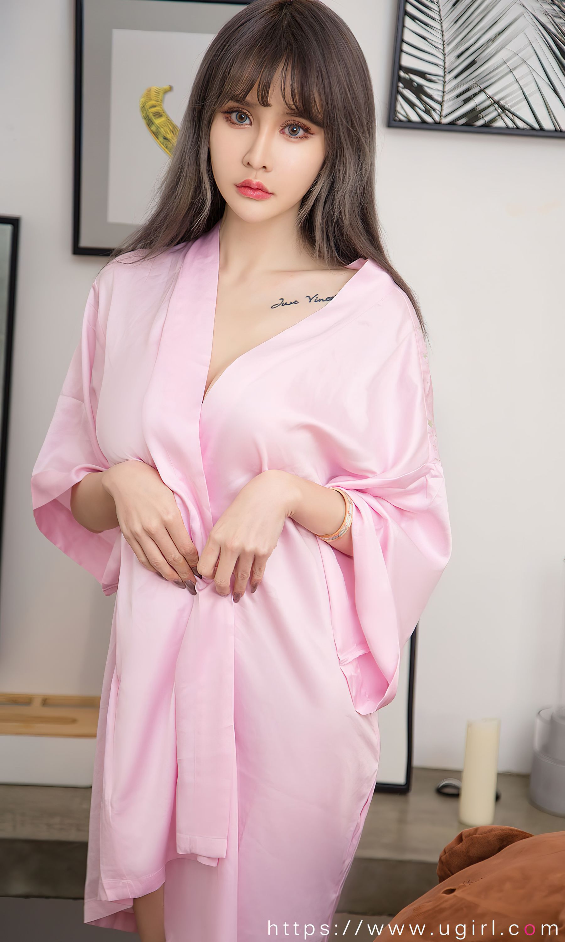 [Ugirls]爱尤物 No.2738 丝绸睡衣 青树_第5张