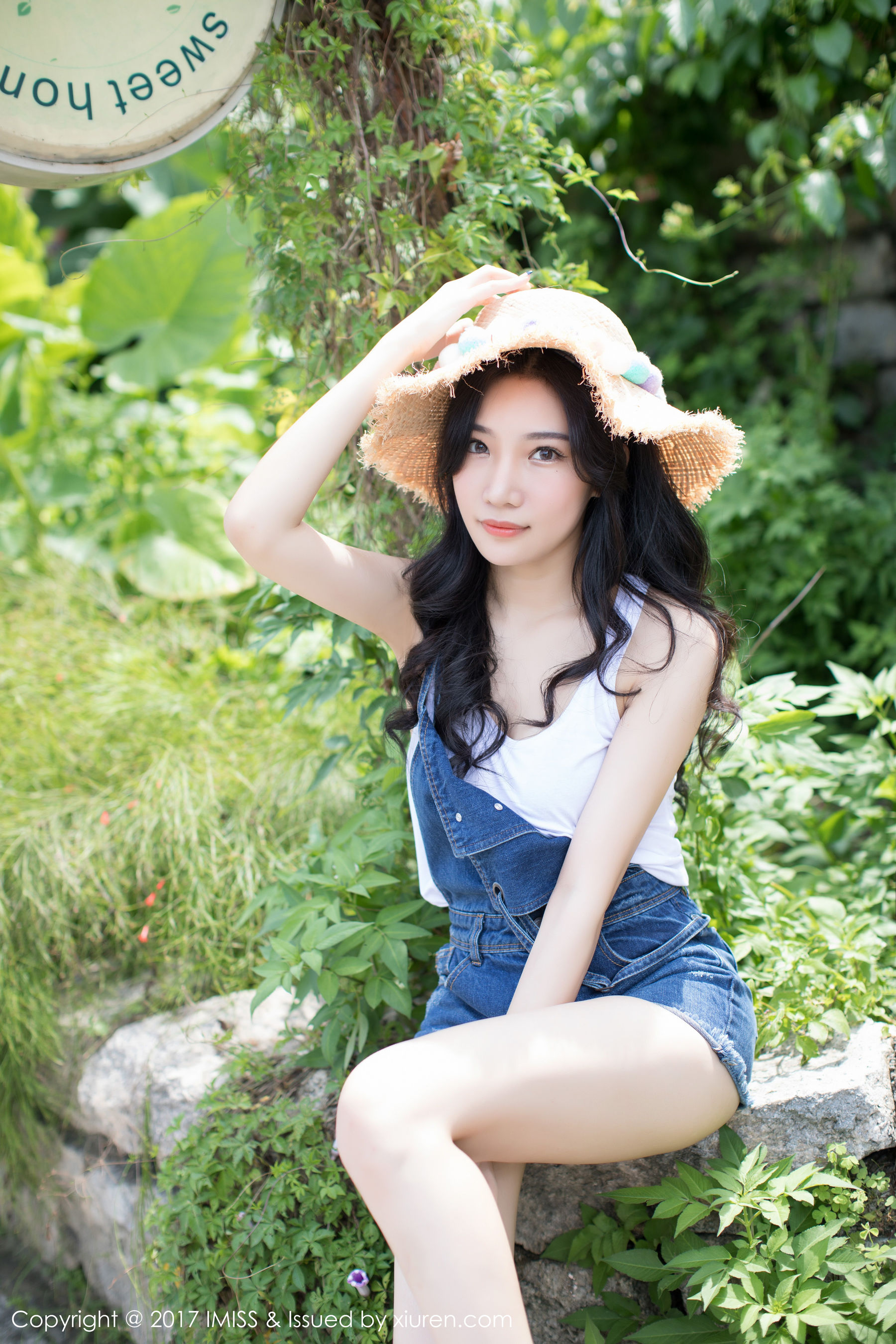 小狐狸Sica《牛仔短裤小清新系列》 [爱蜜社IMISS] VOL.180_第2张