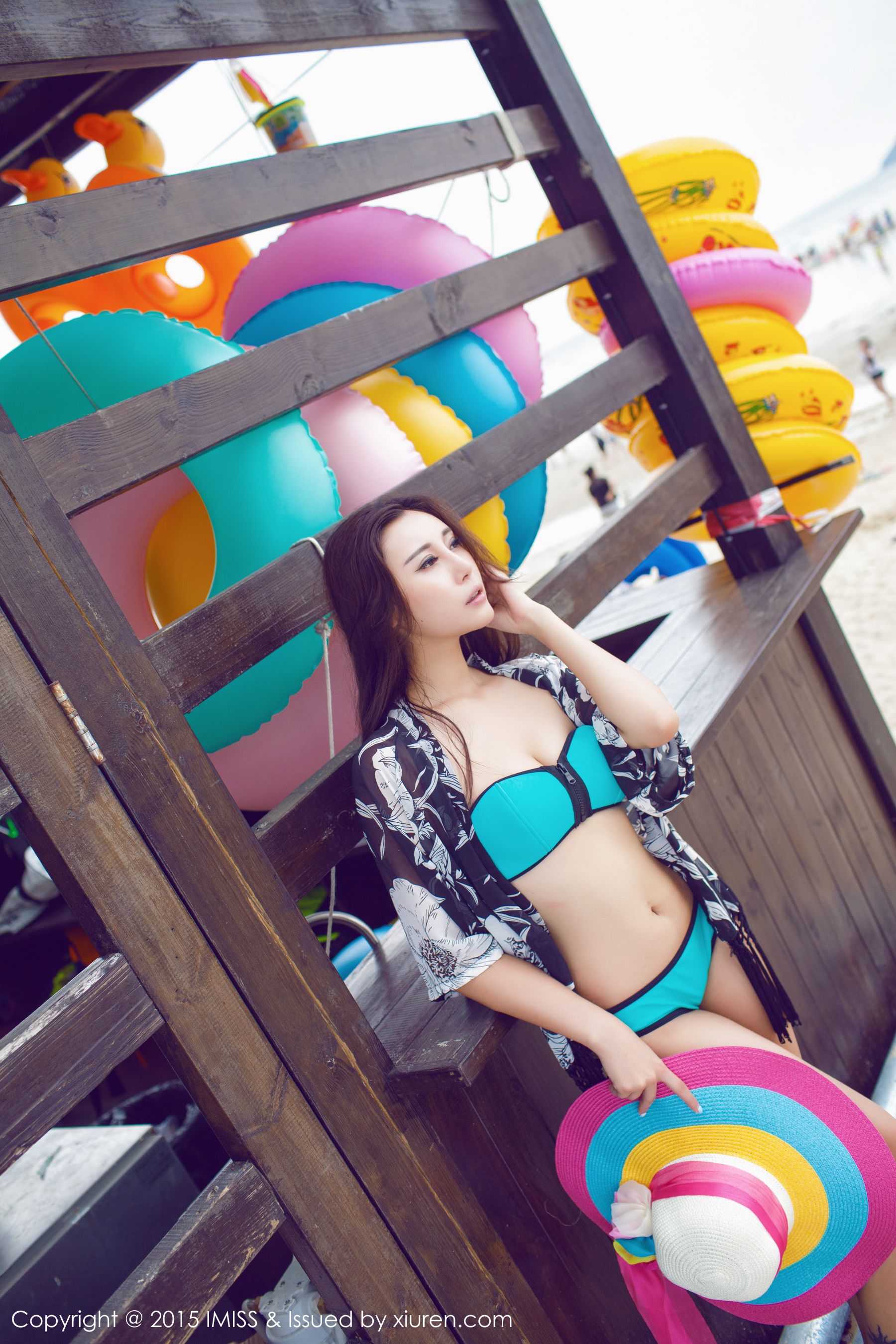 樂樂Mango《海边比基尼系列》 [爱蜜社IMiss] Vol.014_第1张