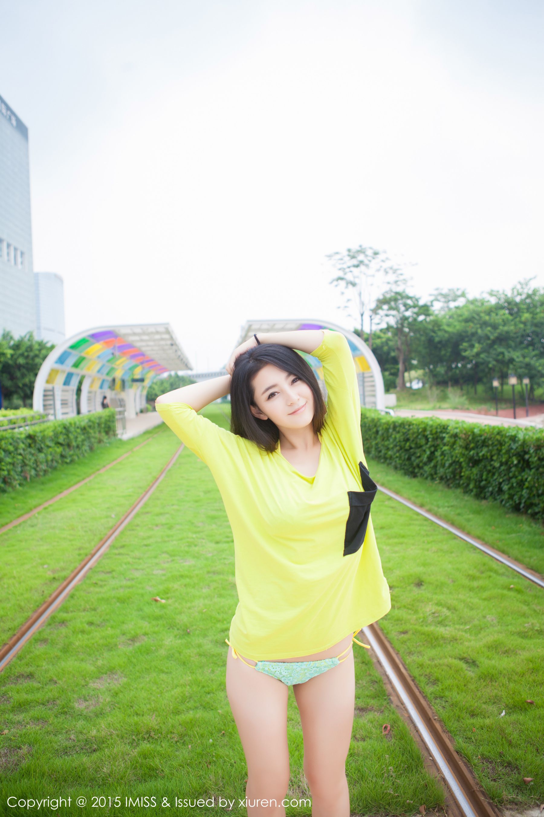 夏茉GIGI《清凉比基尼街拍》 [爱蜜社IMiss] Vol.020_第5张