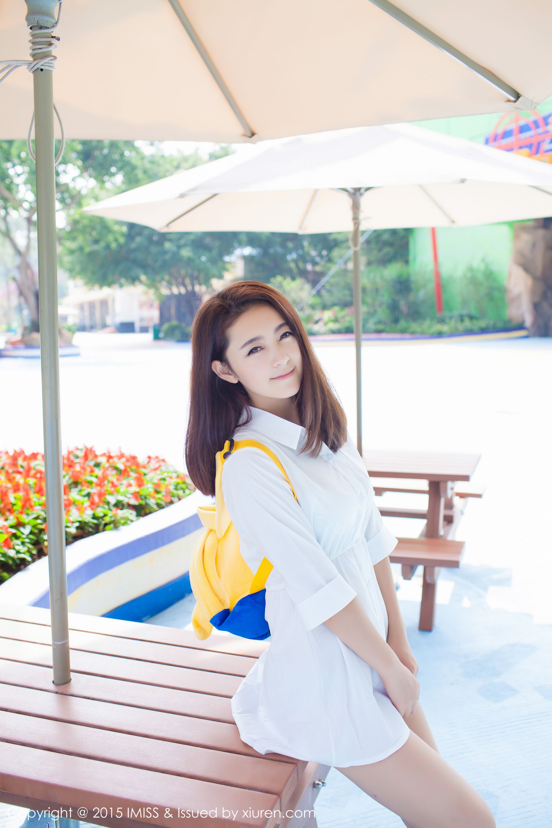 夏茉GIGI《小清新街拍》 [爱蜜社IMiss] Vol.053_第2张