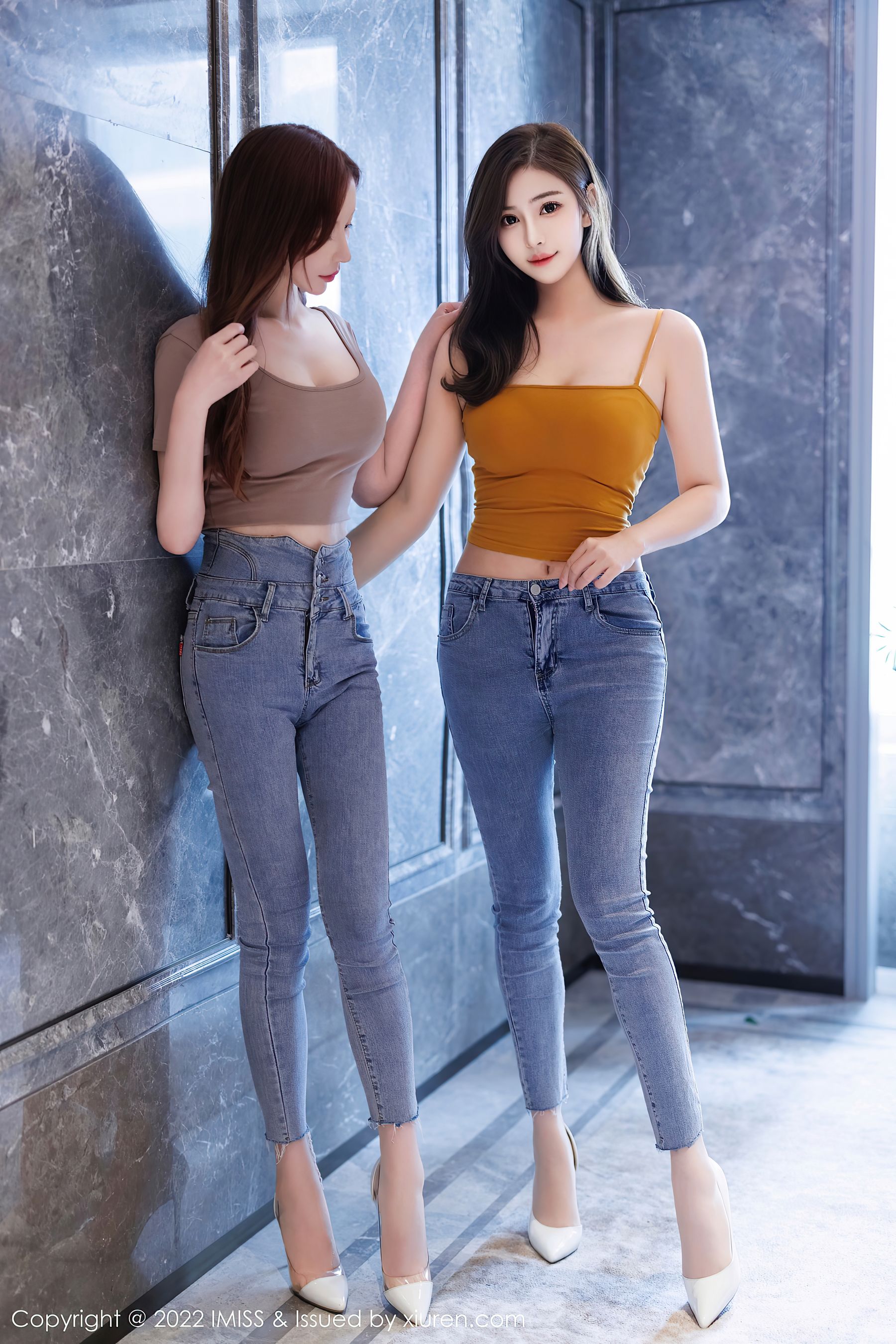 [爱蜜社IMiss] Vol.697 @Lavinia肉肉&@LindaLinda 模特合集_第3张