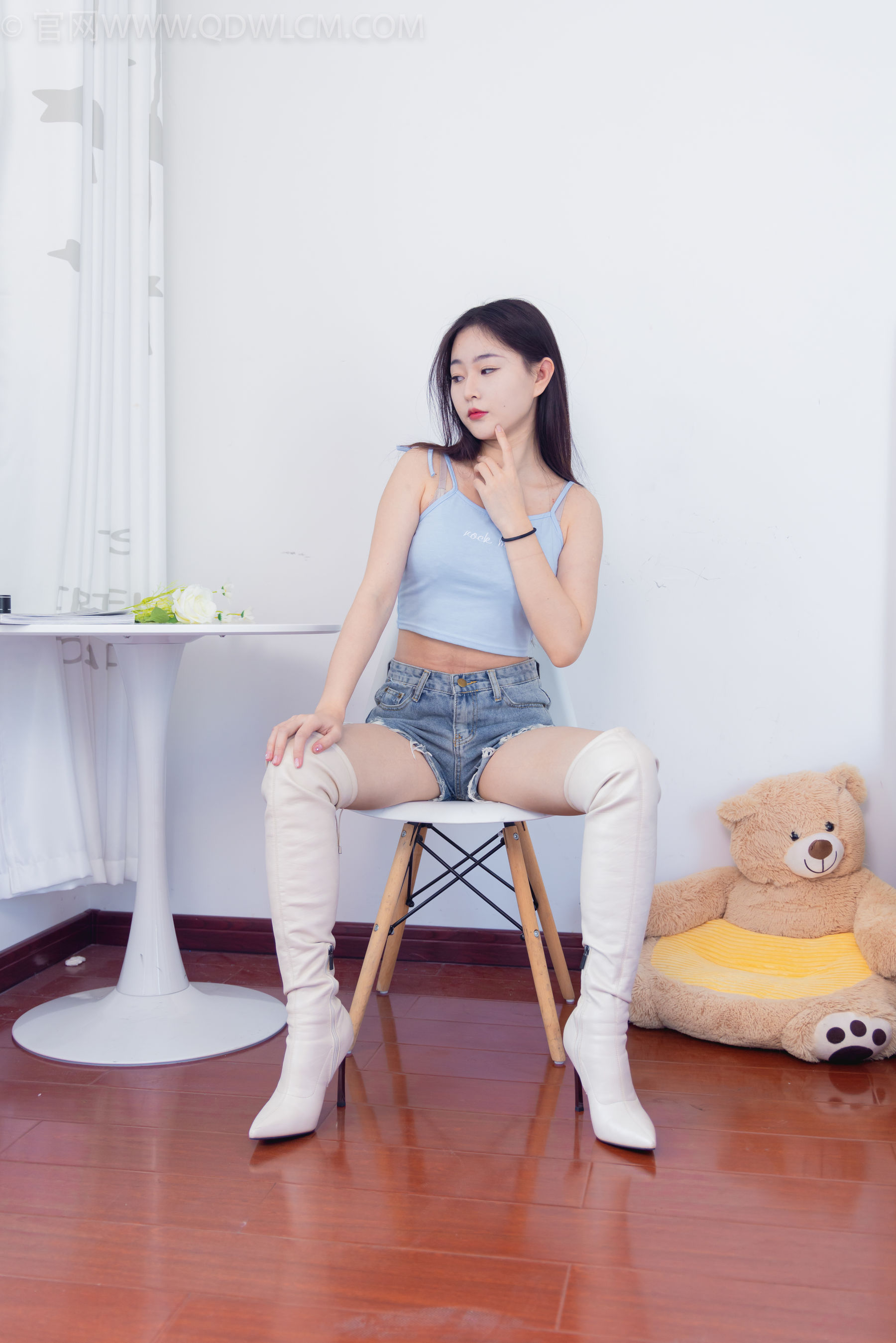 物恋传媒 No.1442 美兔-蓝色天空_第5张