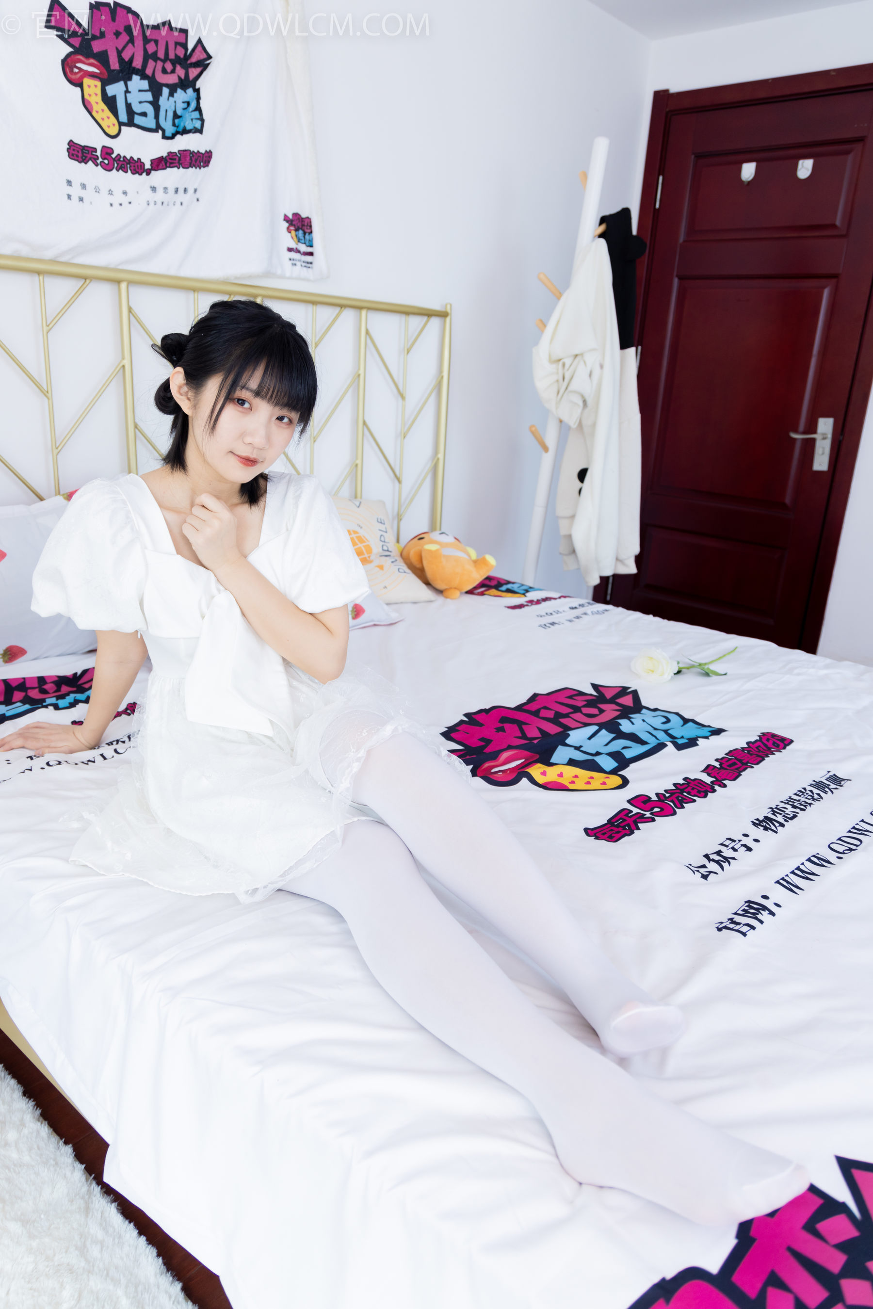 物恋传媒 No.1581 暗月-纯白茉莉_第4张