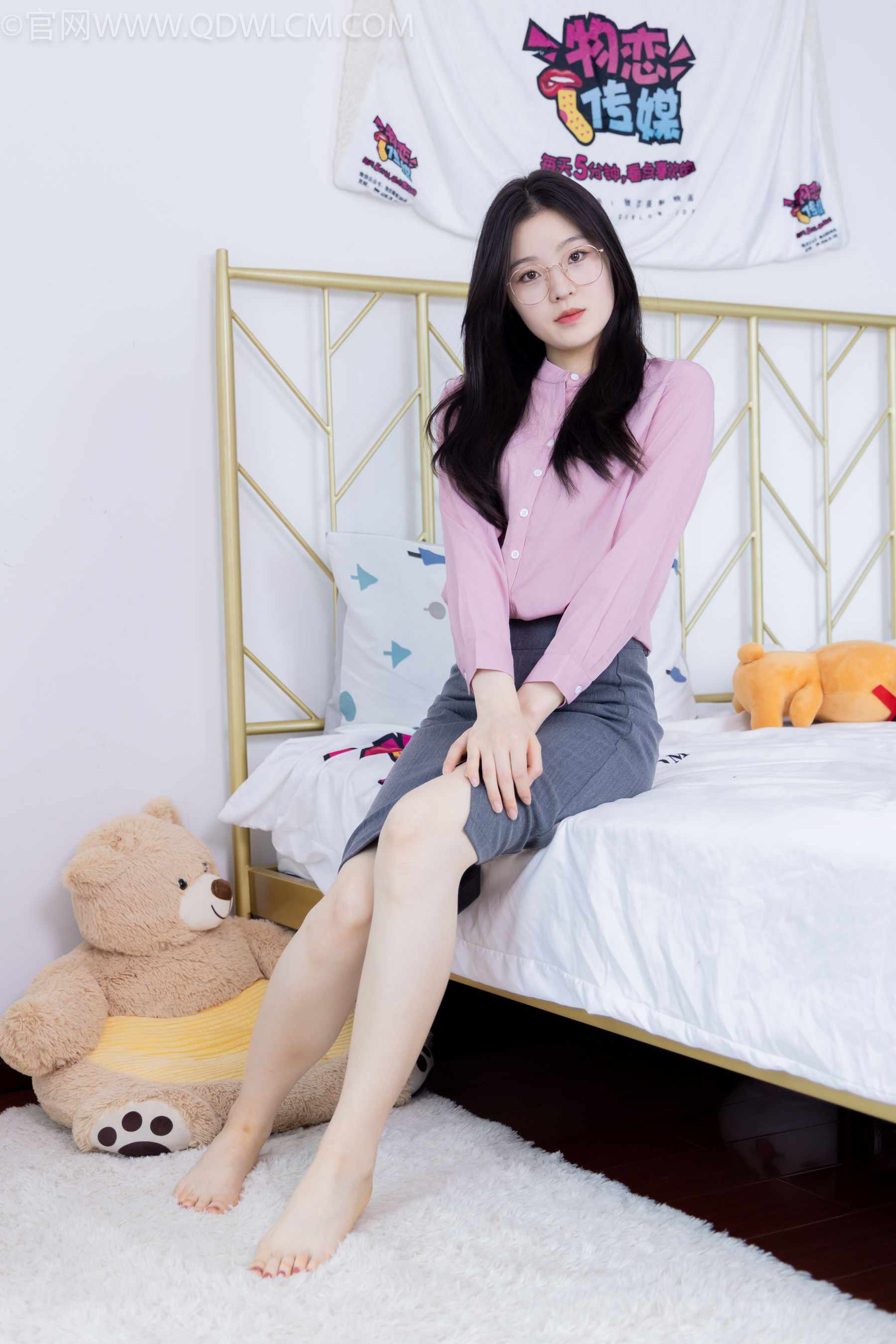 物恋传媒 No.1996 青柠 -酒窝浅浅_第4张