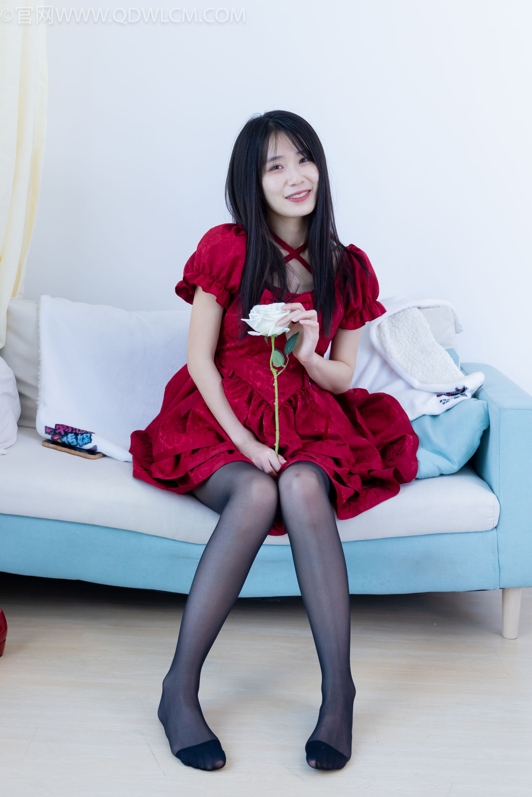 物恋传媒 No.2012 菜菜 -黑色蔷薇_第4张