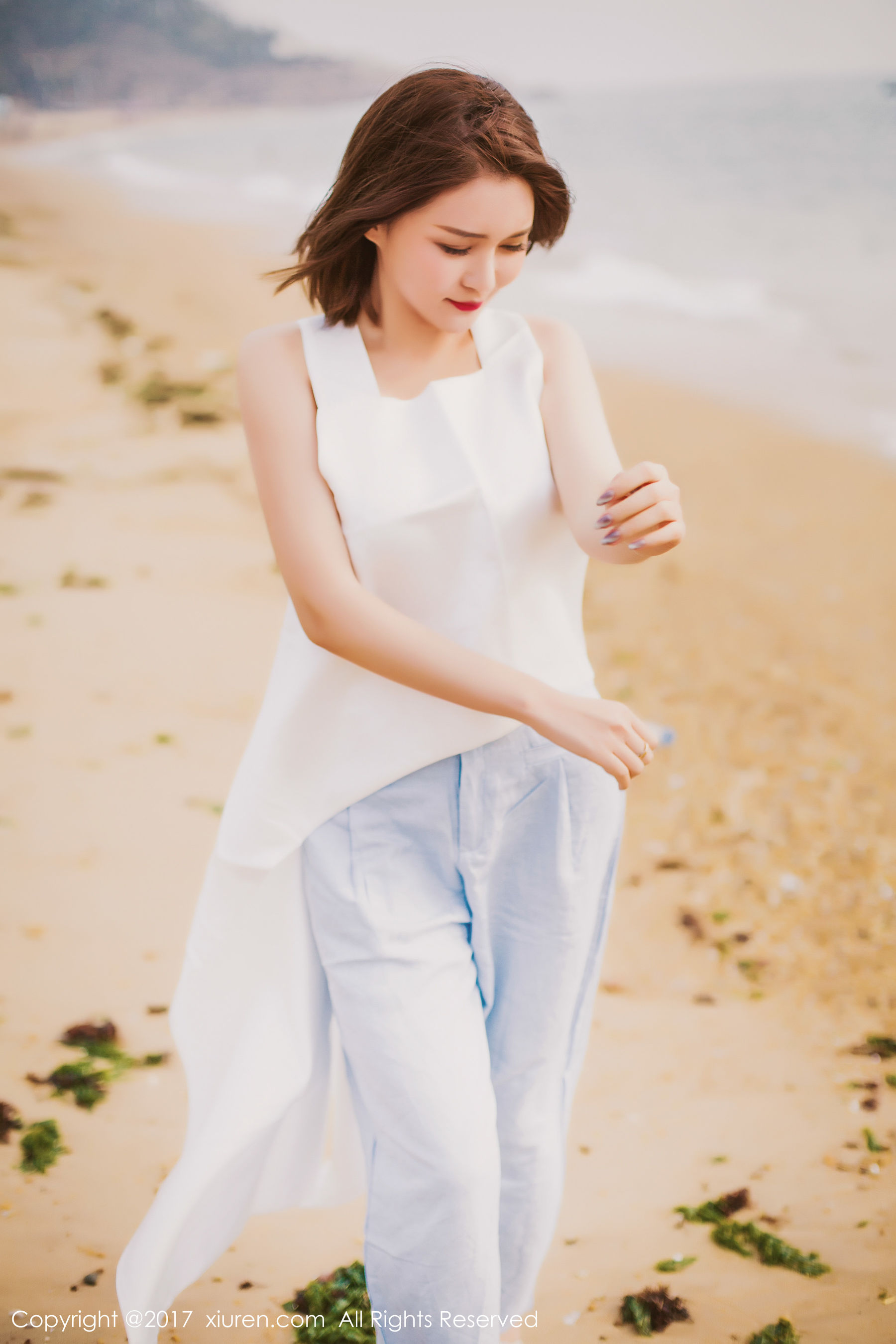 廿十(凯竹)《海边唯美风+性感室内》 [秀人XiuRen] NO.879_第4张