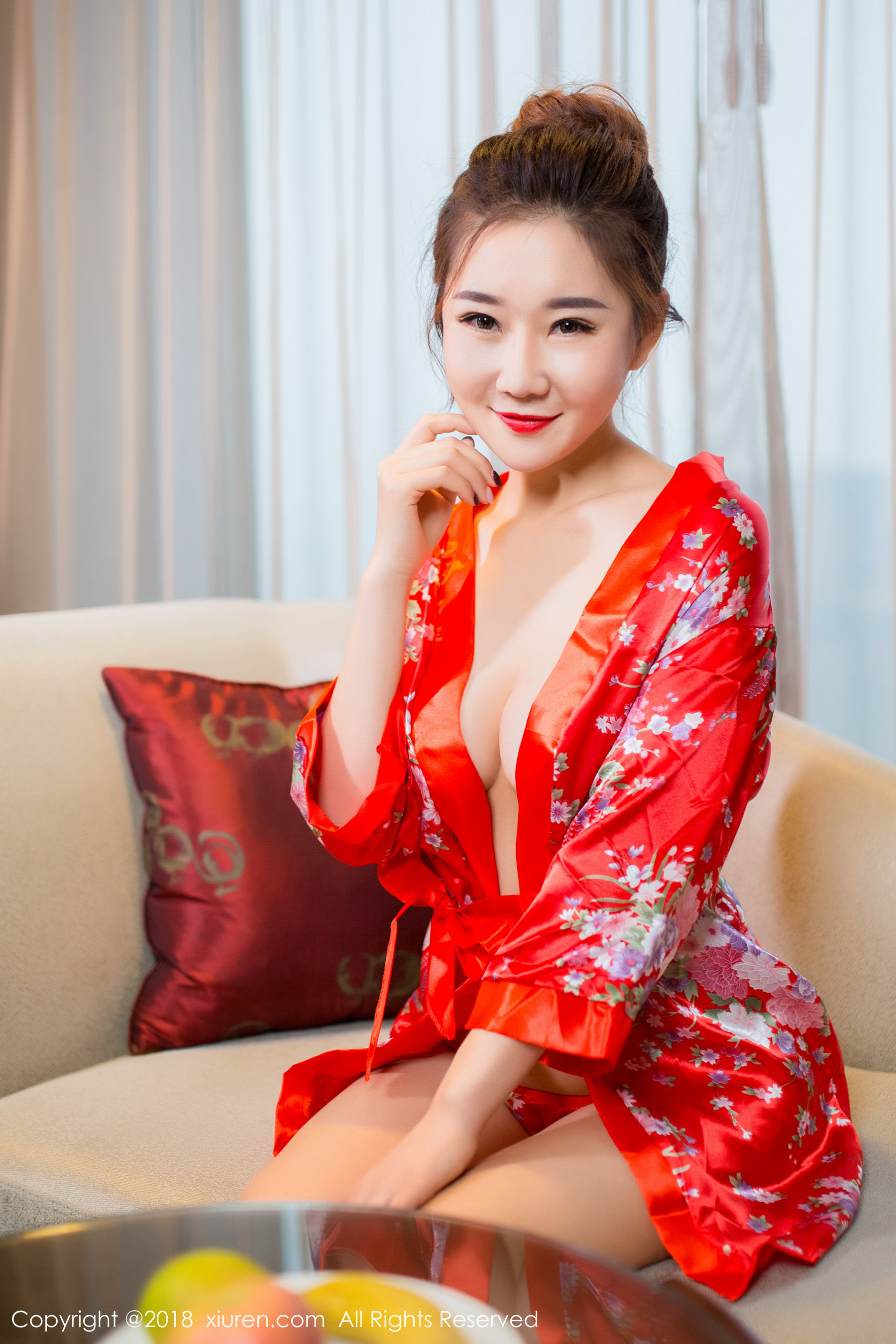 棉花糖candy《华丽和服+半透丝袜》 [秀人XiuRen] No.892_第1张