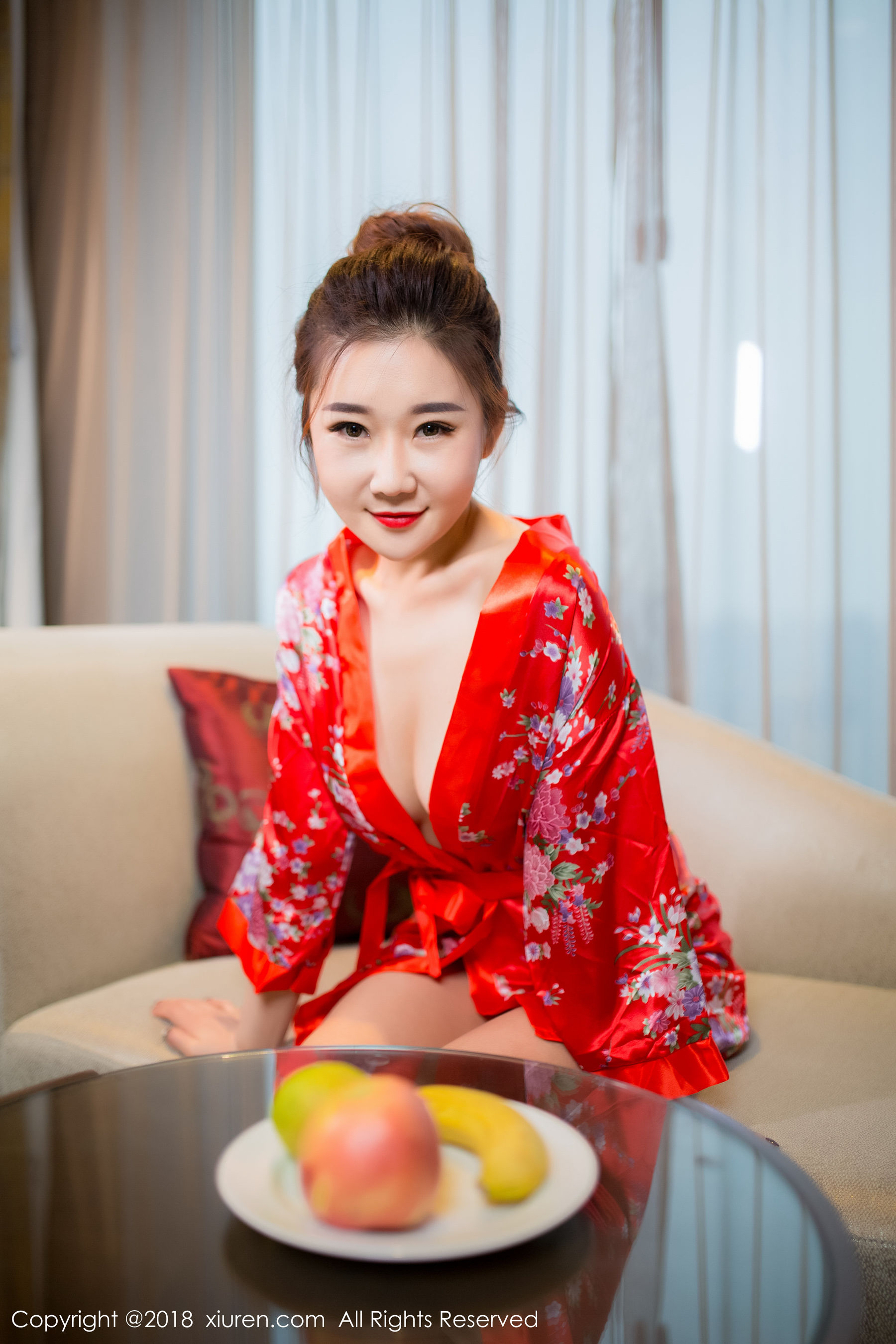 棉花糖candy《华丽和服+半透丝袜》 [秀人XiuRen] No.892_第3张