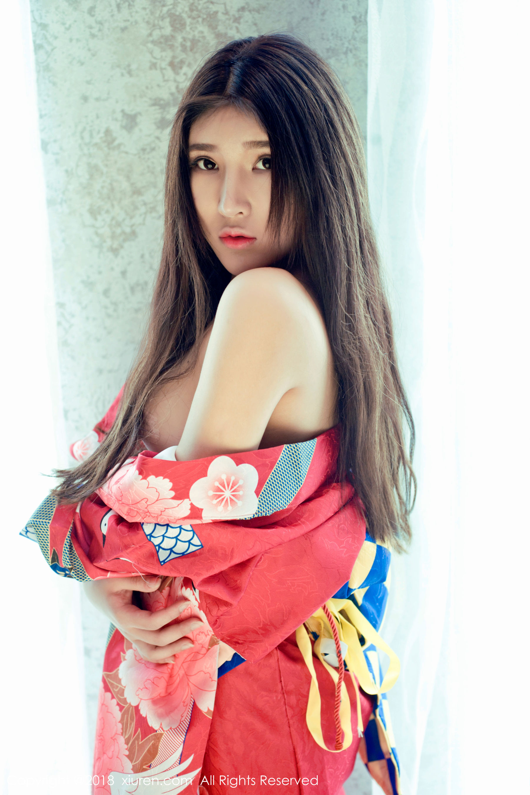 当然是小熊呀《比基尼和日本花魁和服》 [秀人网XIUREN] No.973_第1张