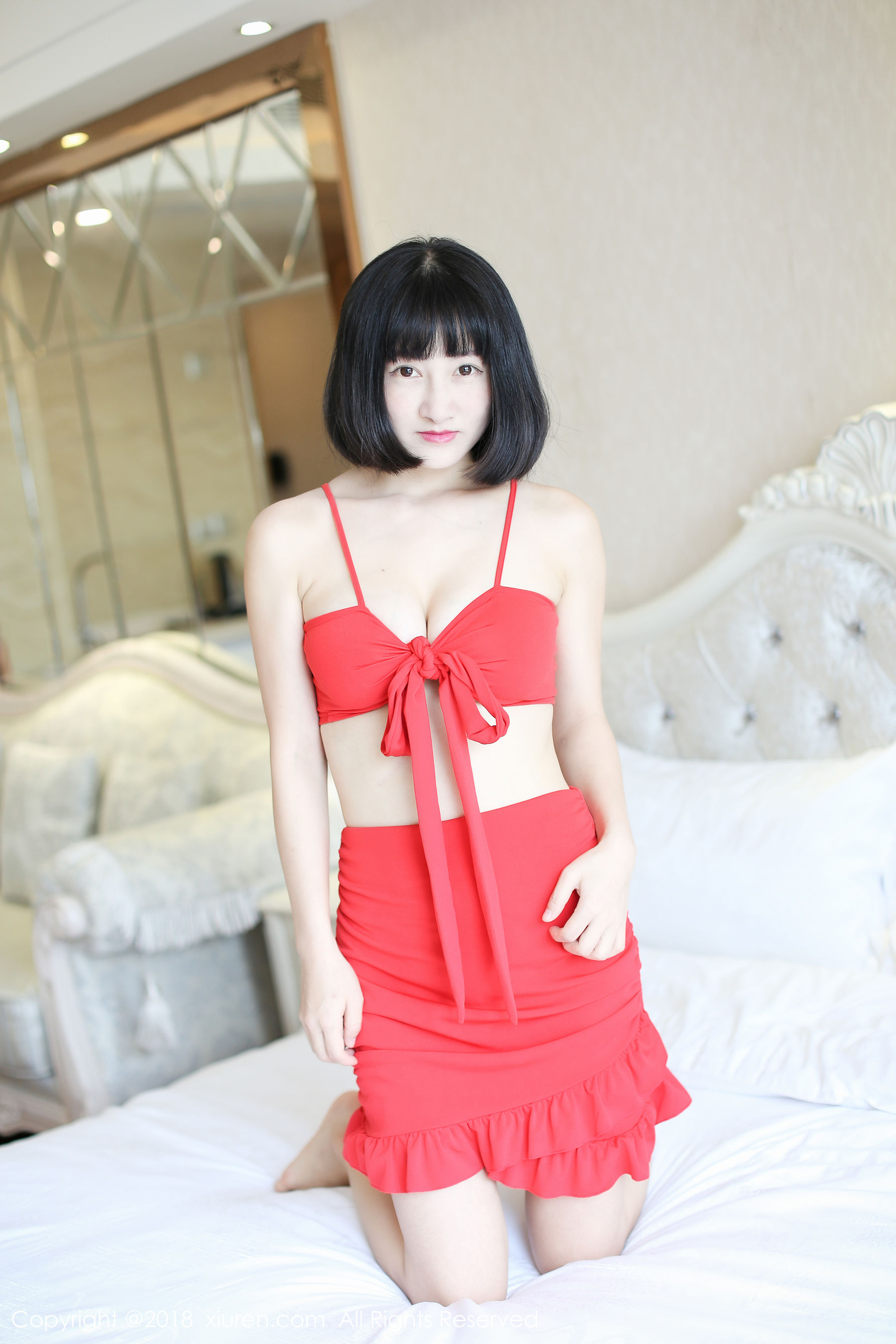 模特@小探戈《玉体浑如雪》 [秀人XIUREN] No.1001_第4张