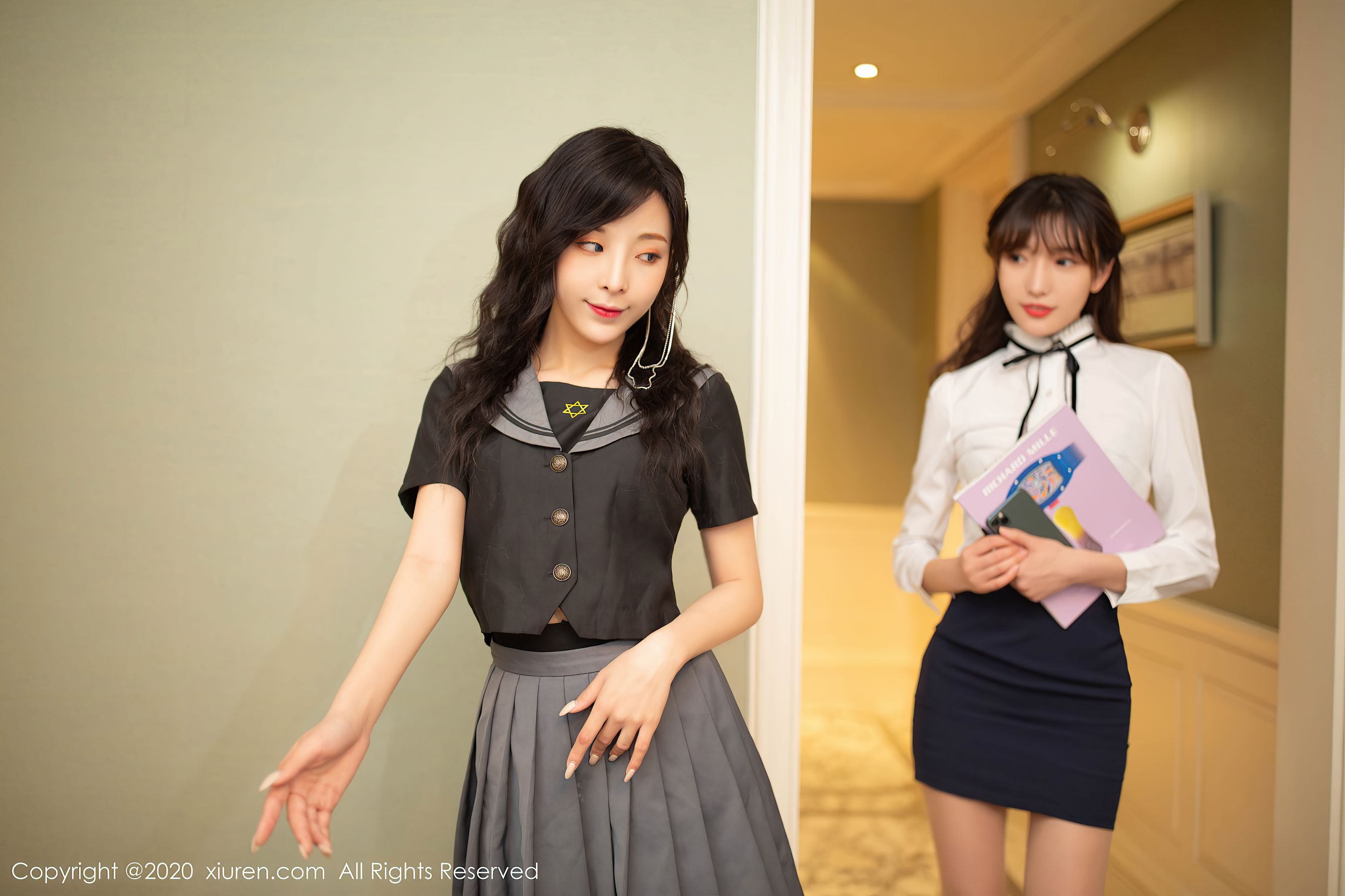 [秀人XiuRen] No.2626 @陈小喵&@陆萱萱_第5张