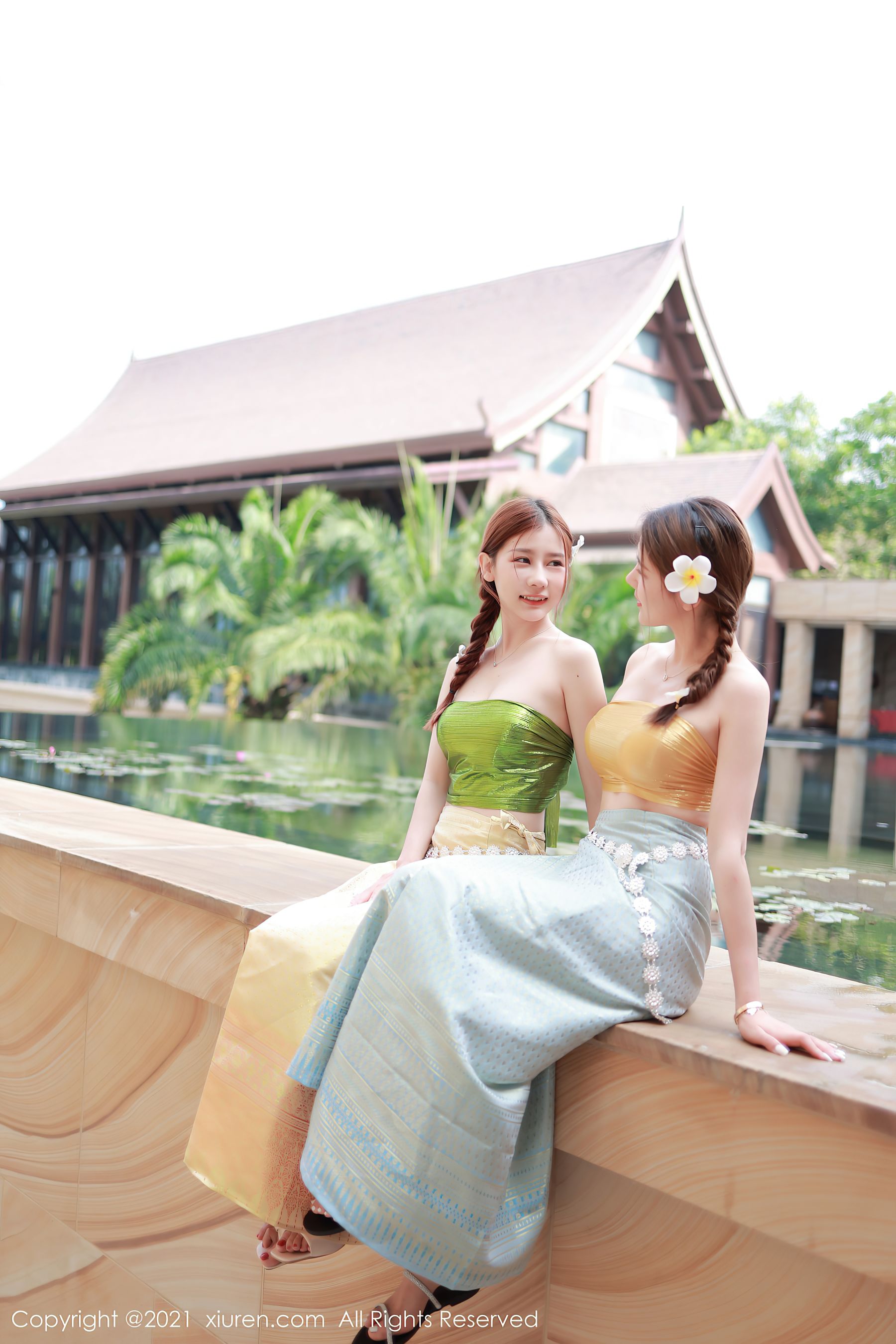 [秀人XIUREN] No.3462 夏西CiCi & 尹甜甜_第3张