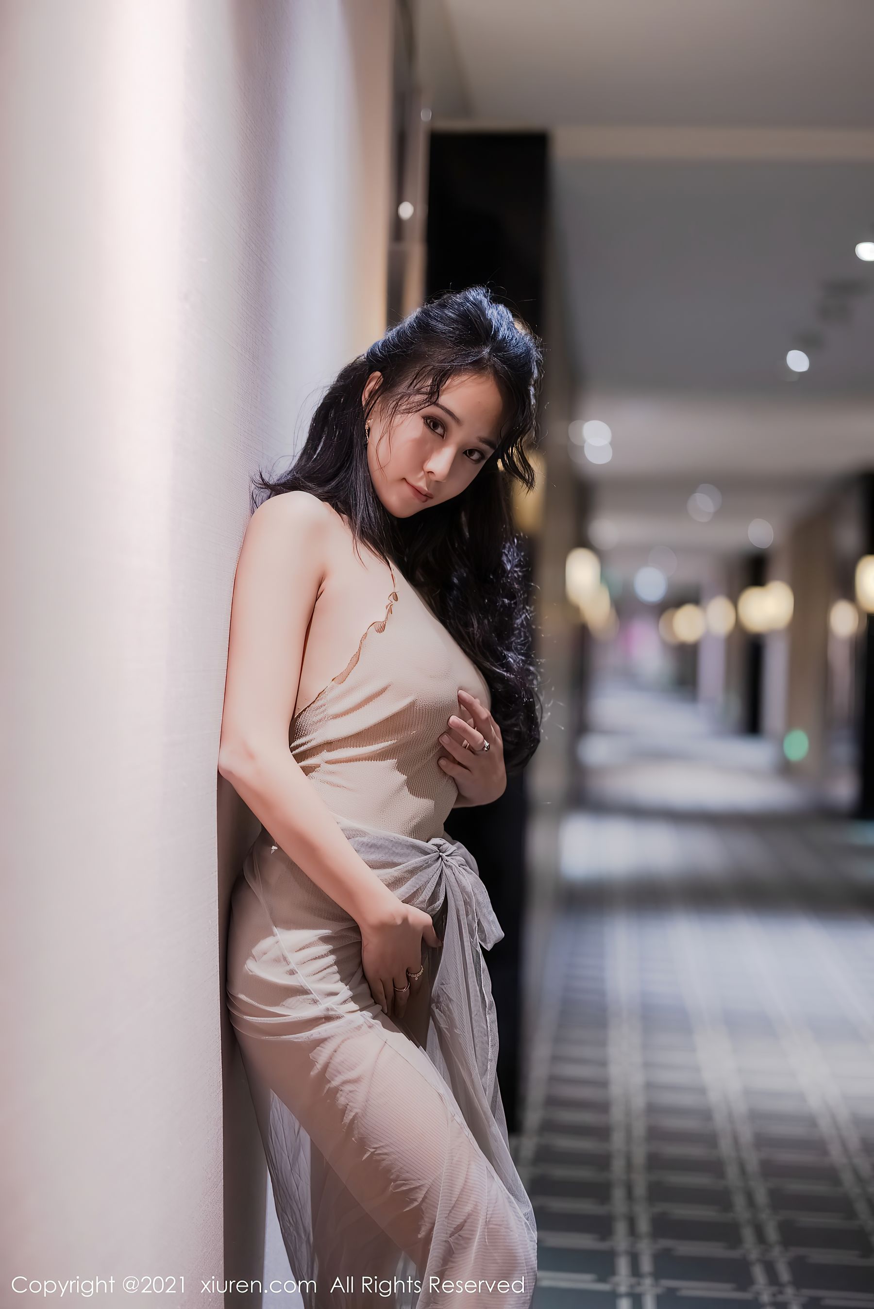 [秀人XIUREN] No.3614 蓝夏Akasha_第5张