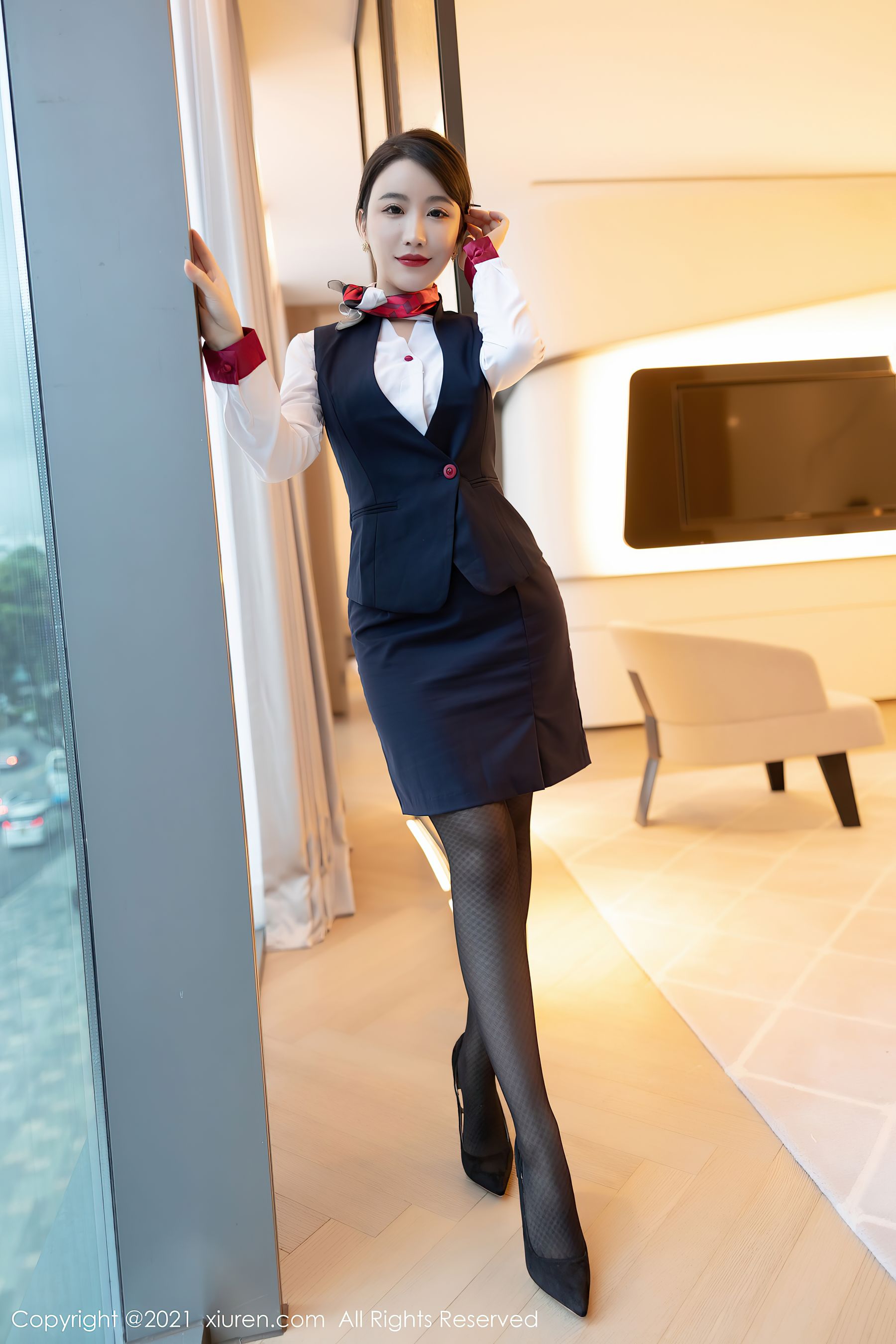 [秀人XiuRen] No.4091 Cherry绯月樱_第2张