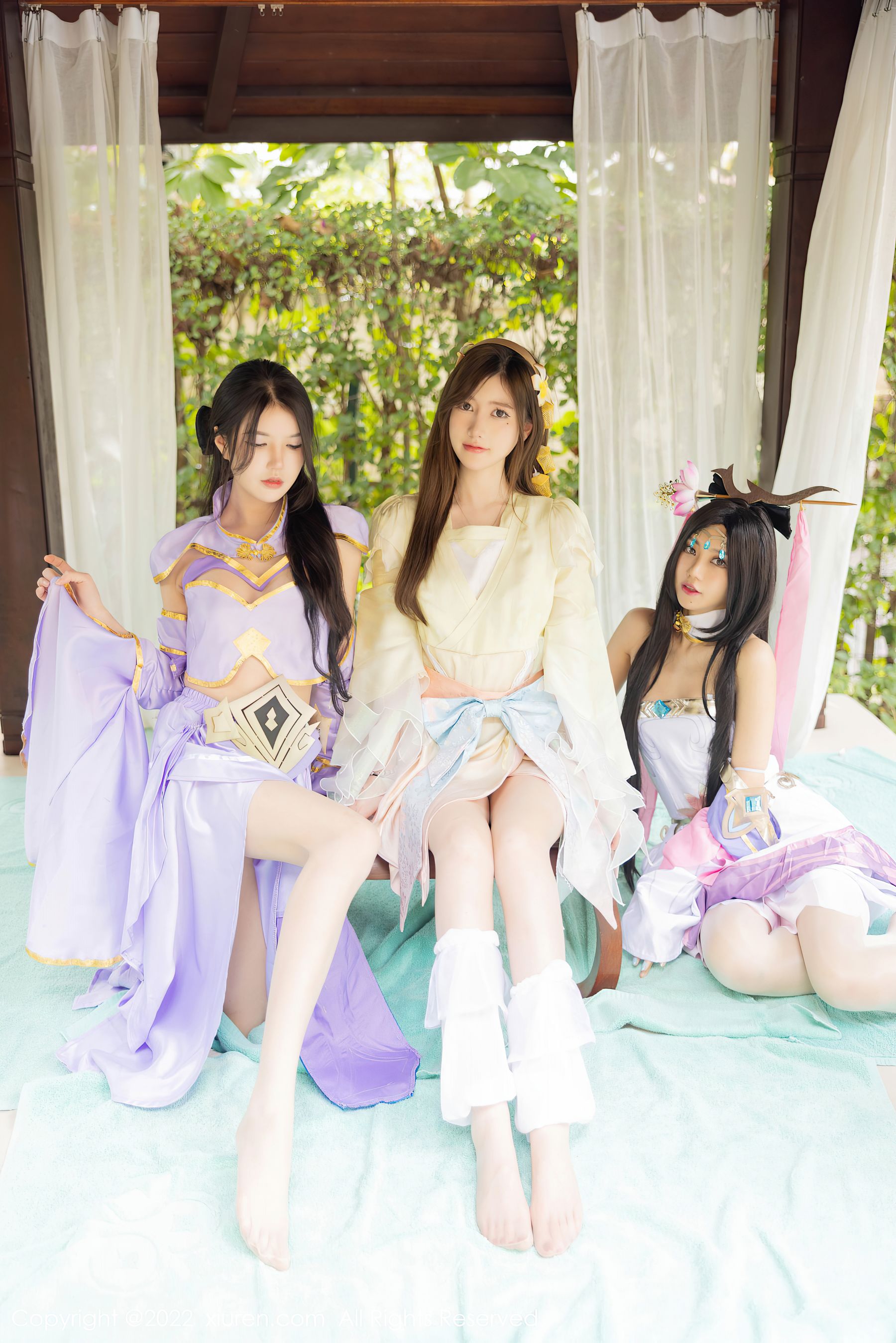 [秀人XiuRen] No.4948 美桃酱&媛媛酱&绮里嘉 模特合集_第2张