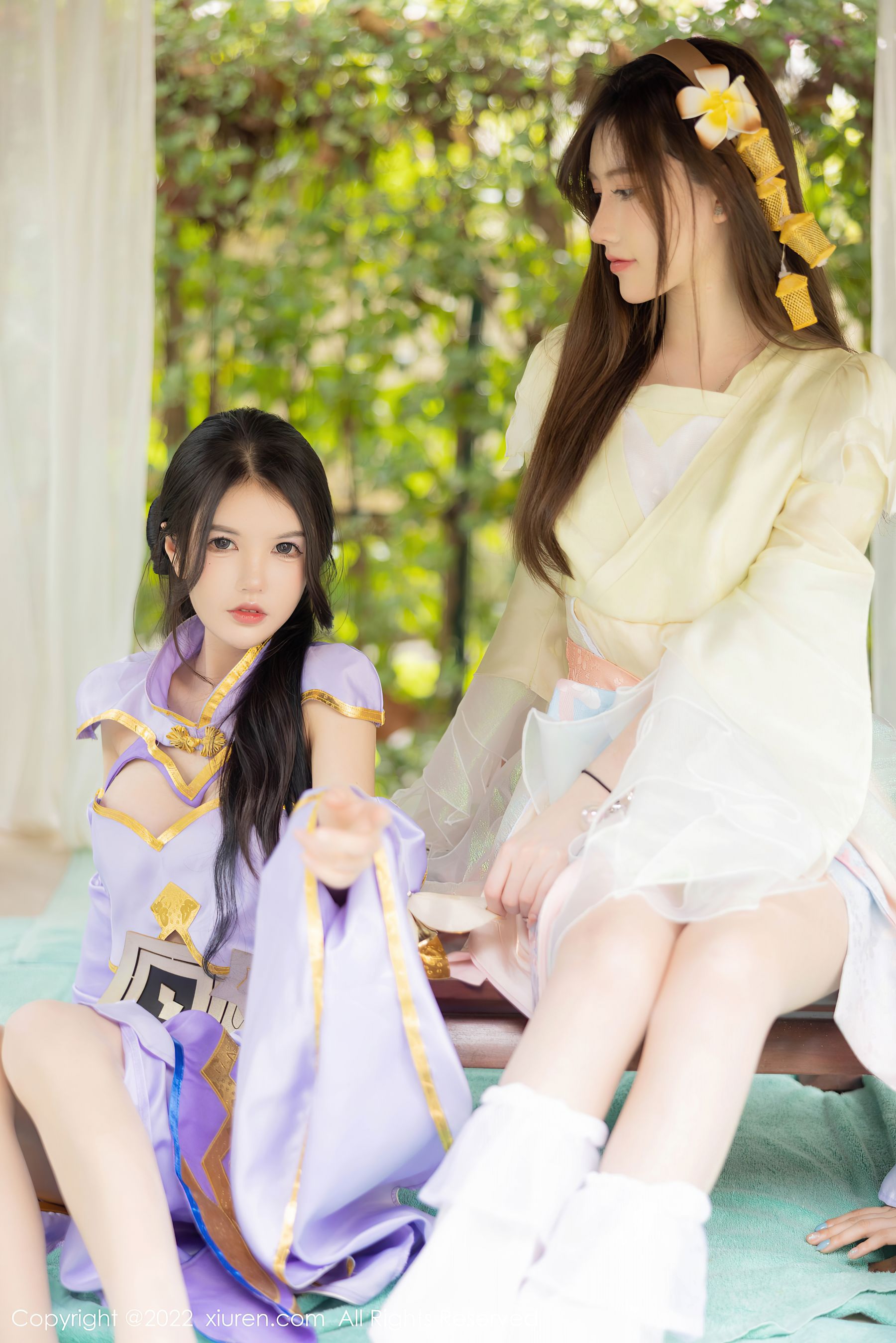 [秀人XiuRen] No.4948 美桃酱&媛媛酱&绮里嘉 模特合集_第3张