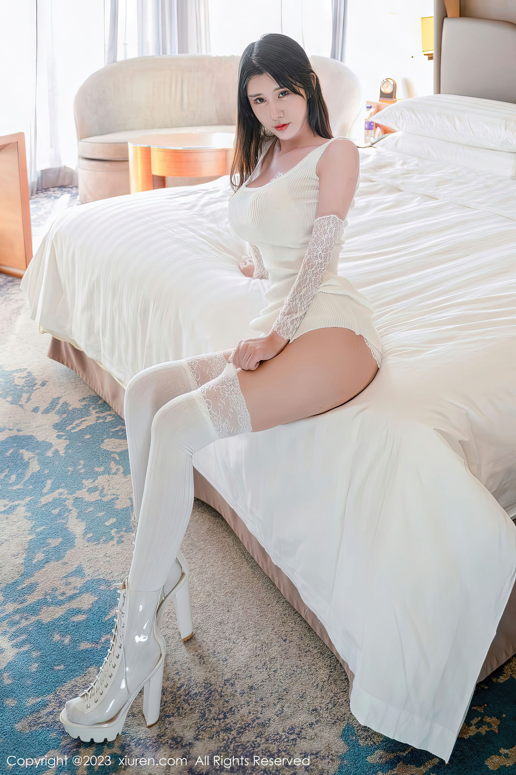 [秀人XiuRen] No.6128 夏沫沫tifa_第2张