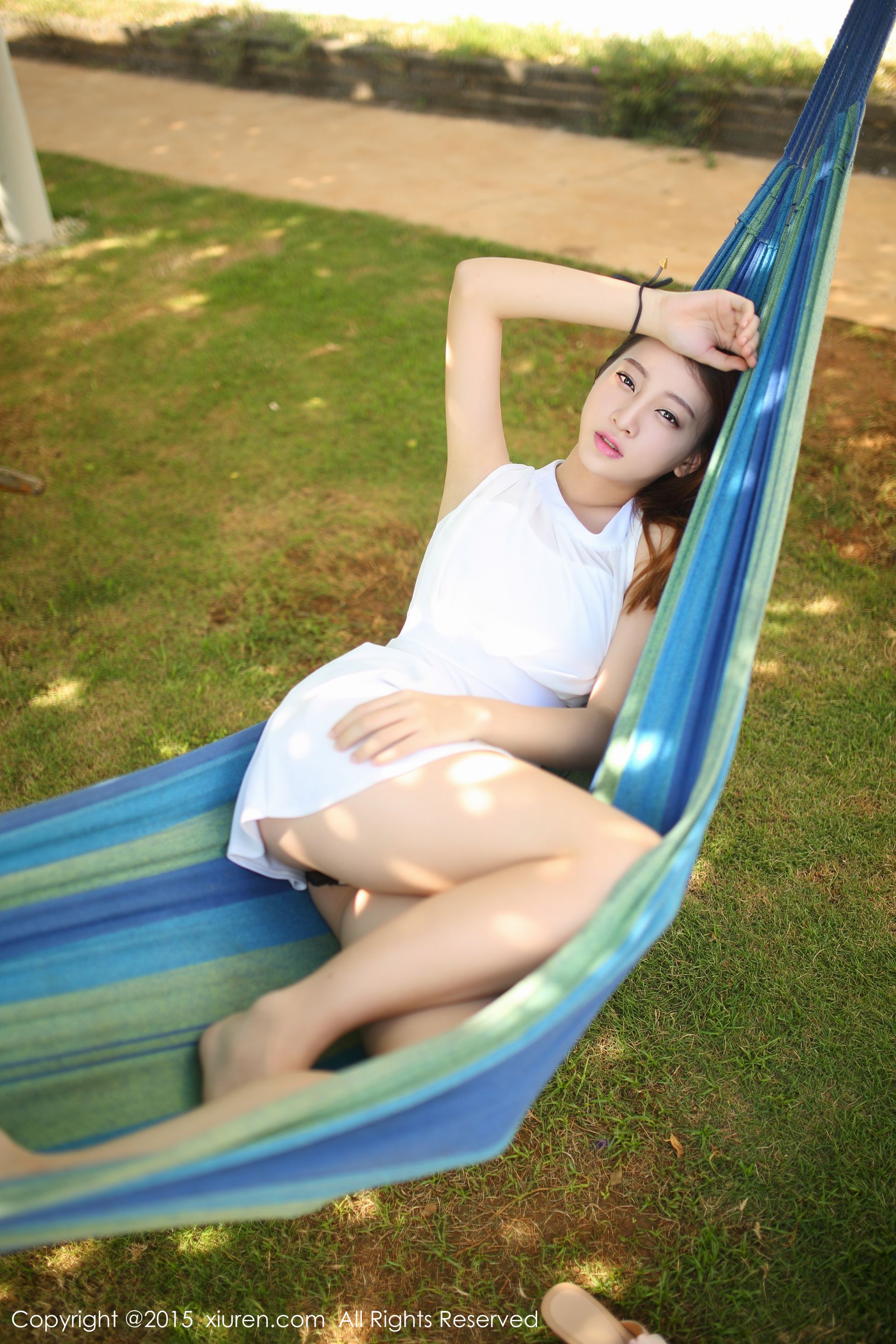 丽莉Lily《涠洲岛旅拍》薄纱长裙+海边系列 [秀人网XiuRen] No.346_第1张