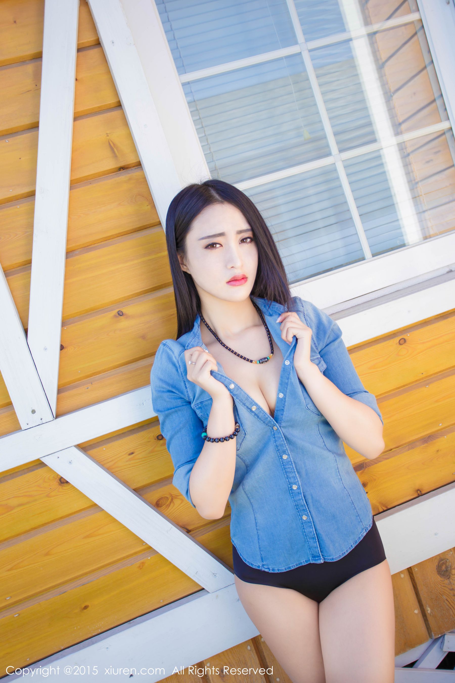 清新女神@lucky咏丹 [秀人网XiuRen] No.421_第3张