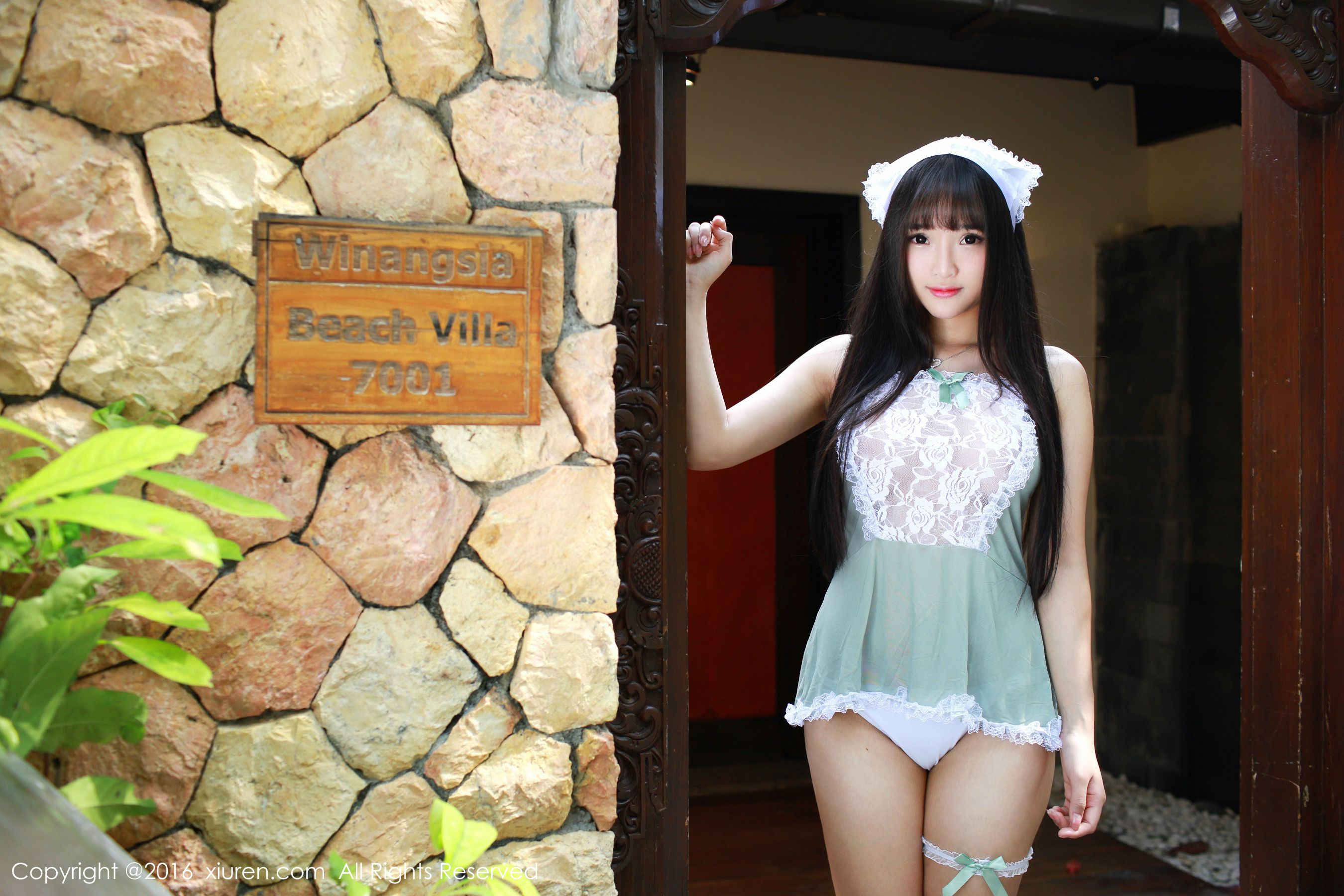 夏瑶baby《清新女仆装+可爱内衣》 [秀人网XiuRen] No.463_第5张