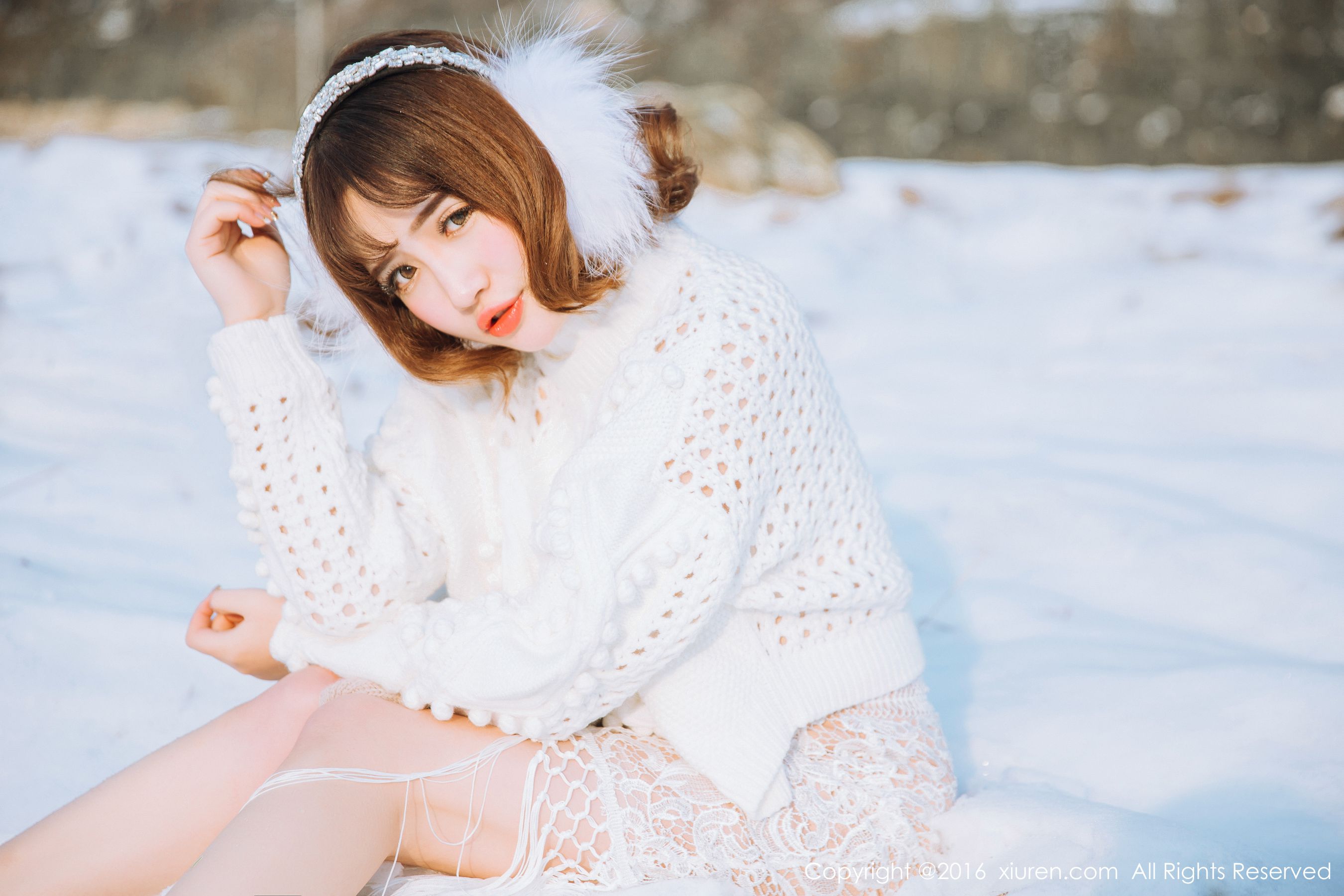 徐cake《新春雪景套图》 [秀人网XiuRen] No.484_第3张