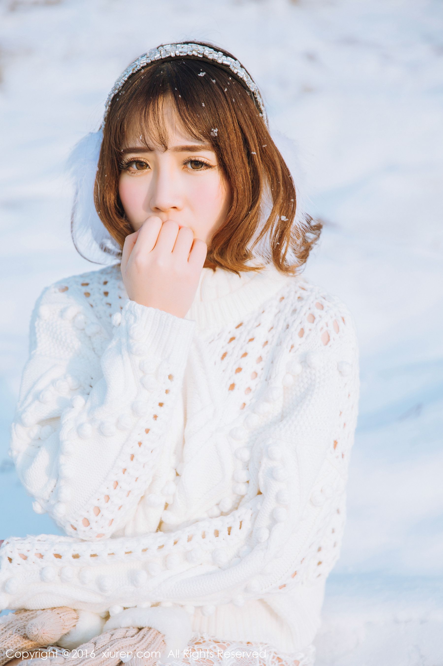 徐cake《新春雪景套图》 [秀人网XiuRen] No.484_第4张