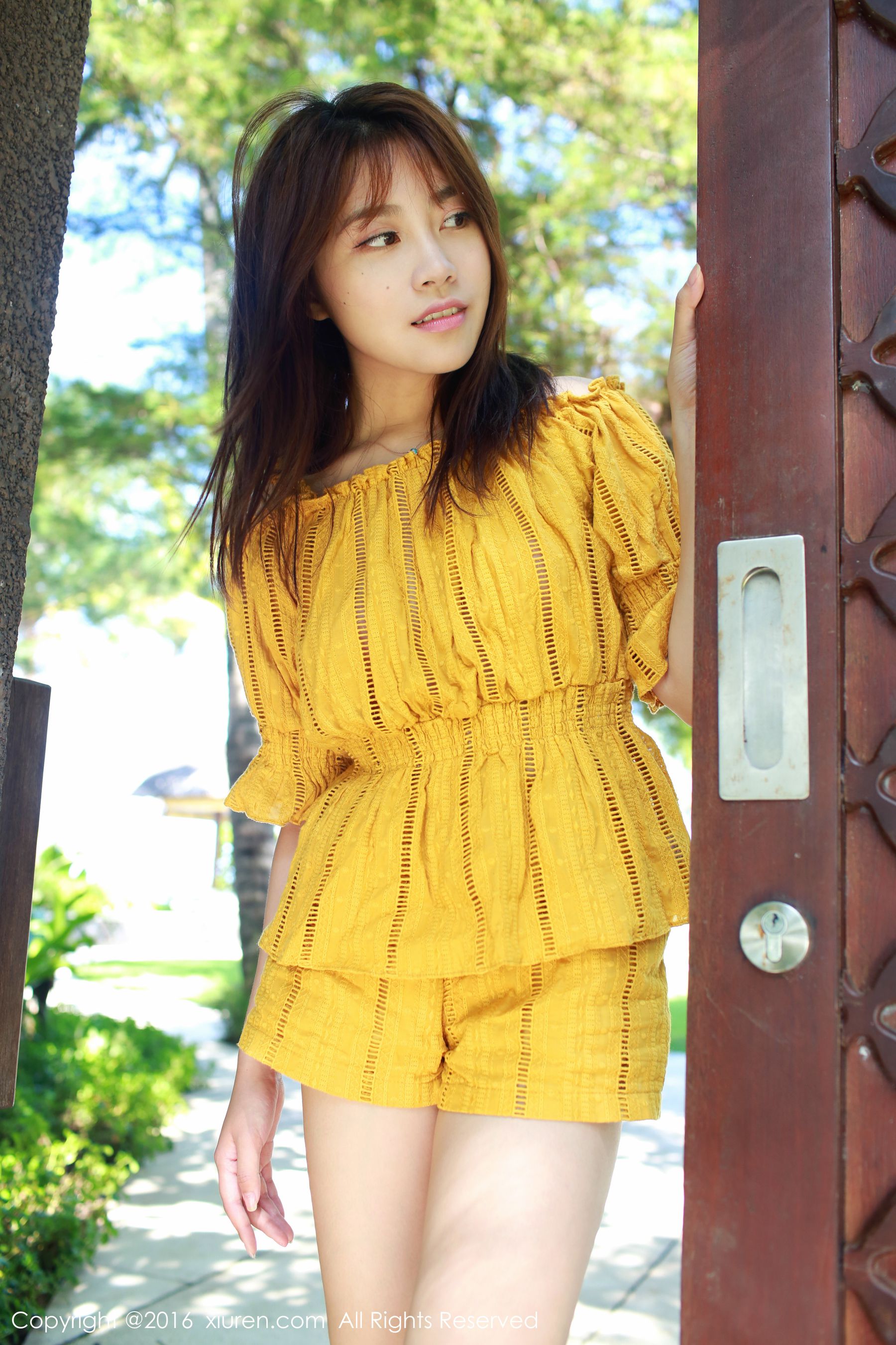 许诺Sabrina《巴厘岛旅拍》小清新系列 [秀人网XiuRen] No.542_第4张