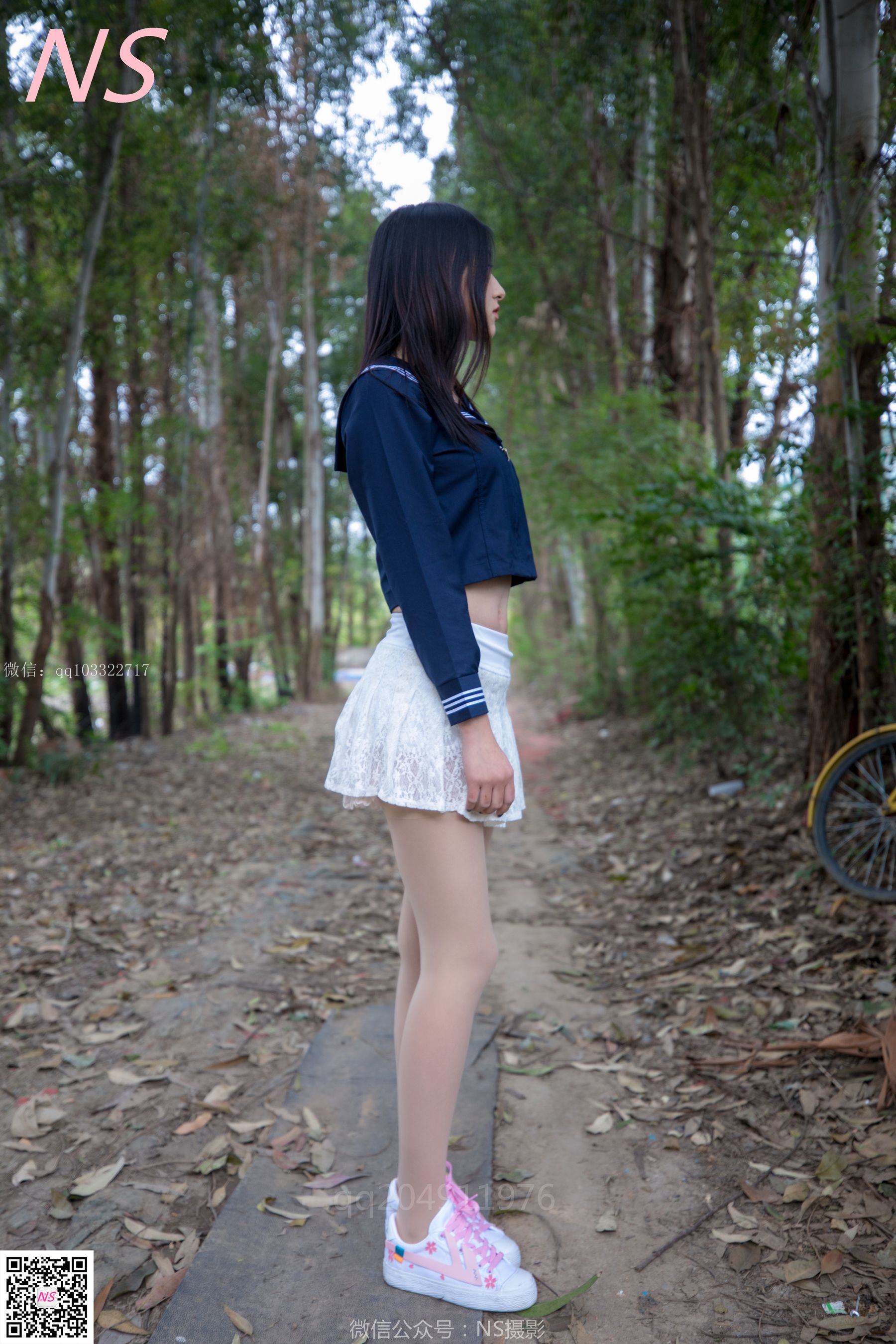 [纳丝摄影]  北北 制服肉丝超短裙_第5张