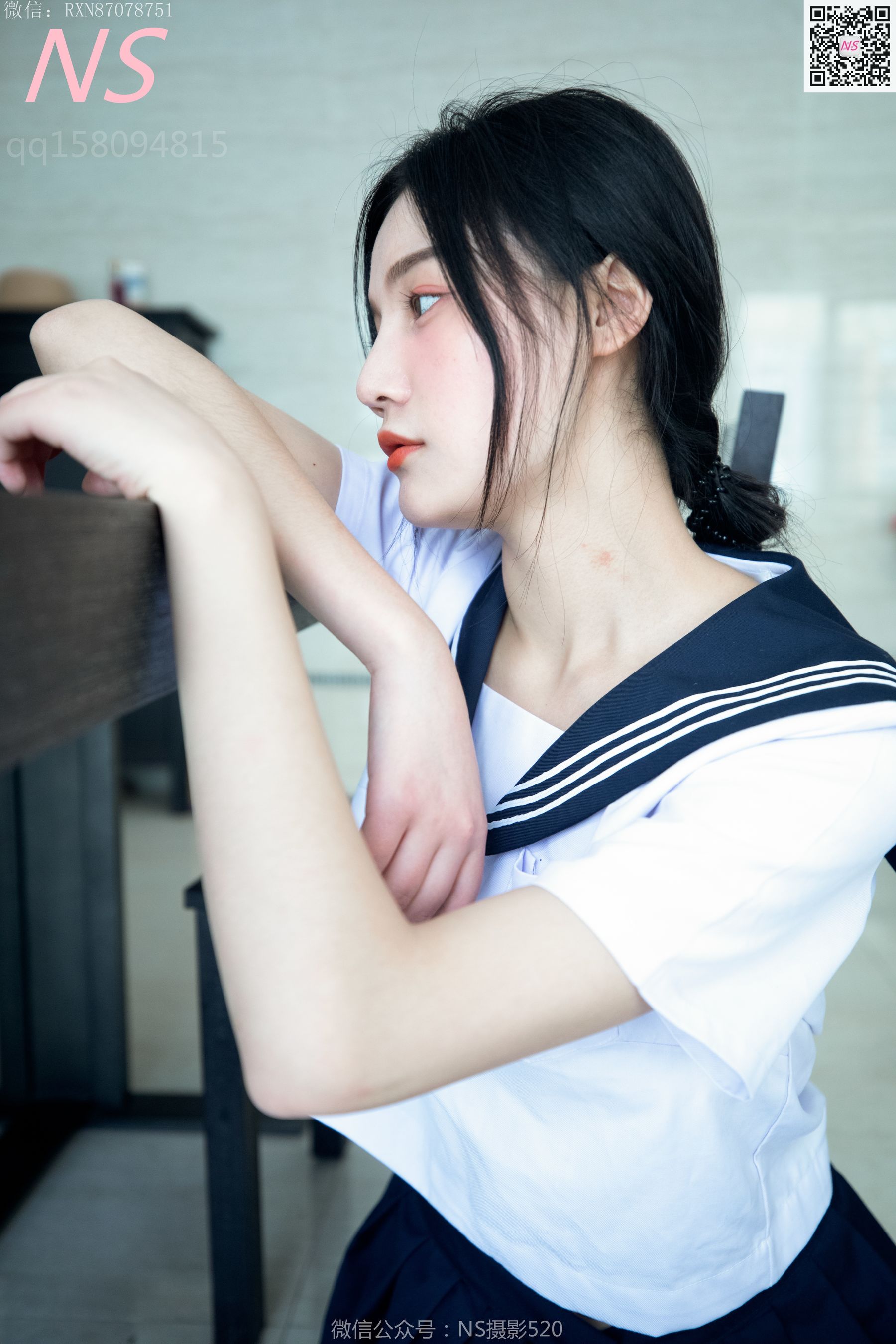 [纳丝摄影]  子涵 黑色丝袜的家居生活_第1张