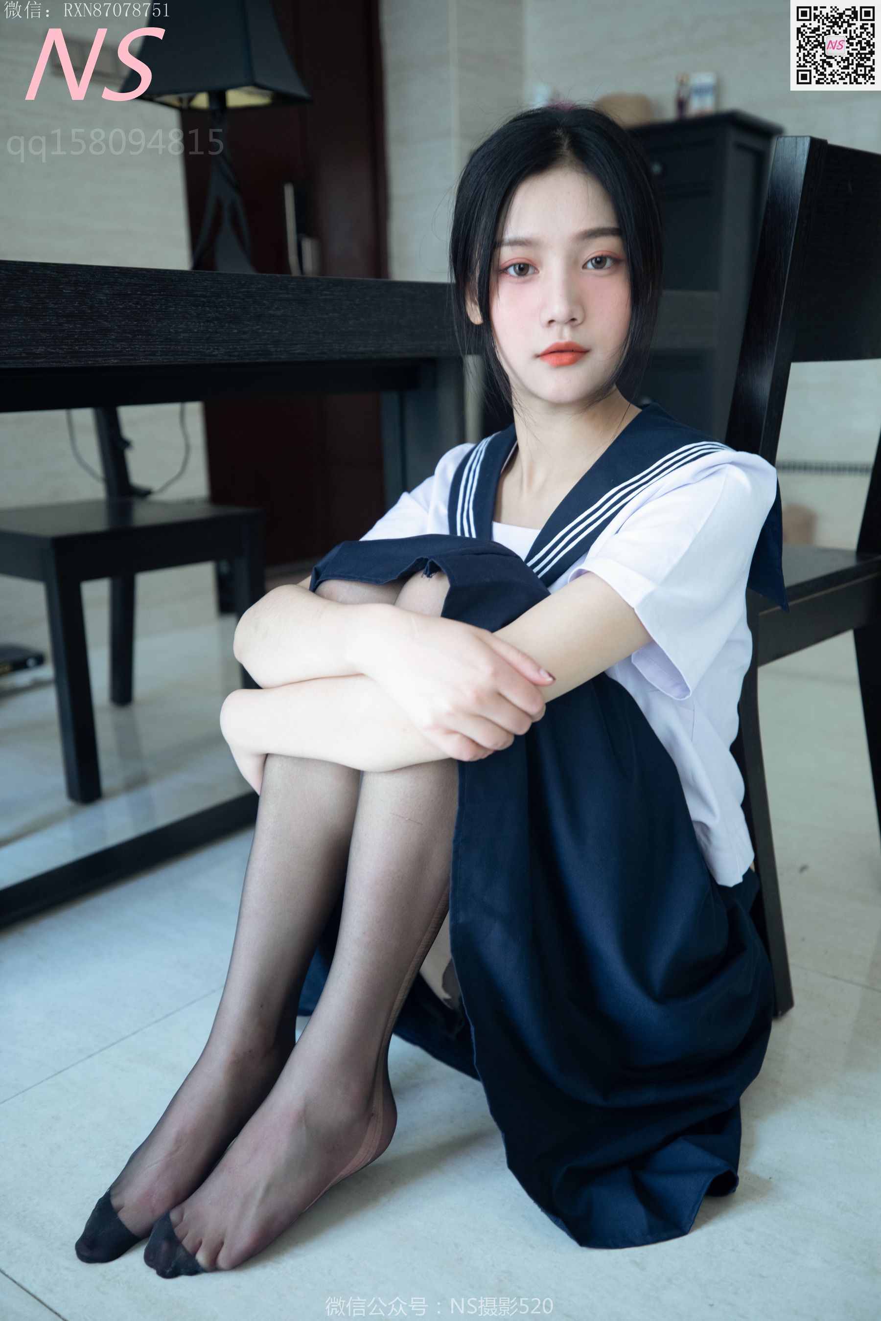 [纳丝摄影]  子涵 黑色丝袜的家居生活_第2张