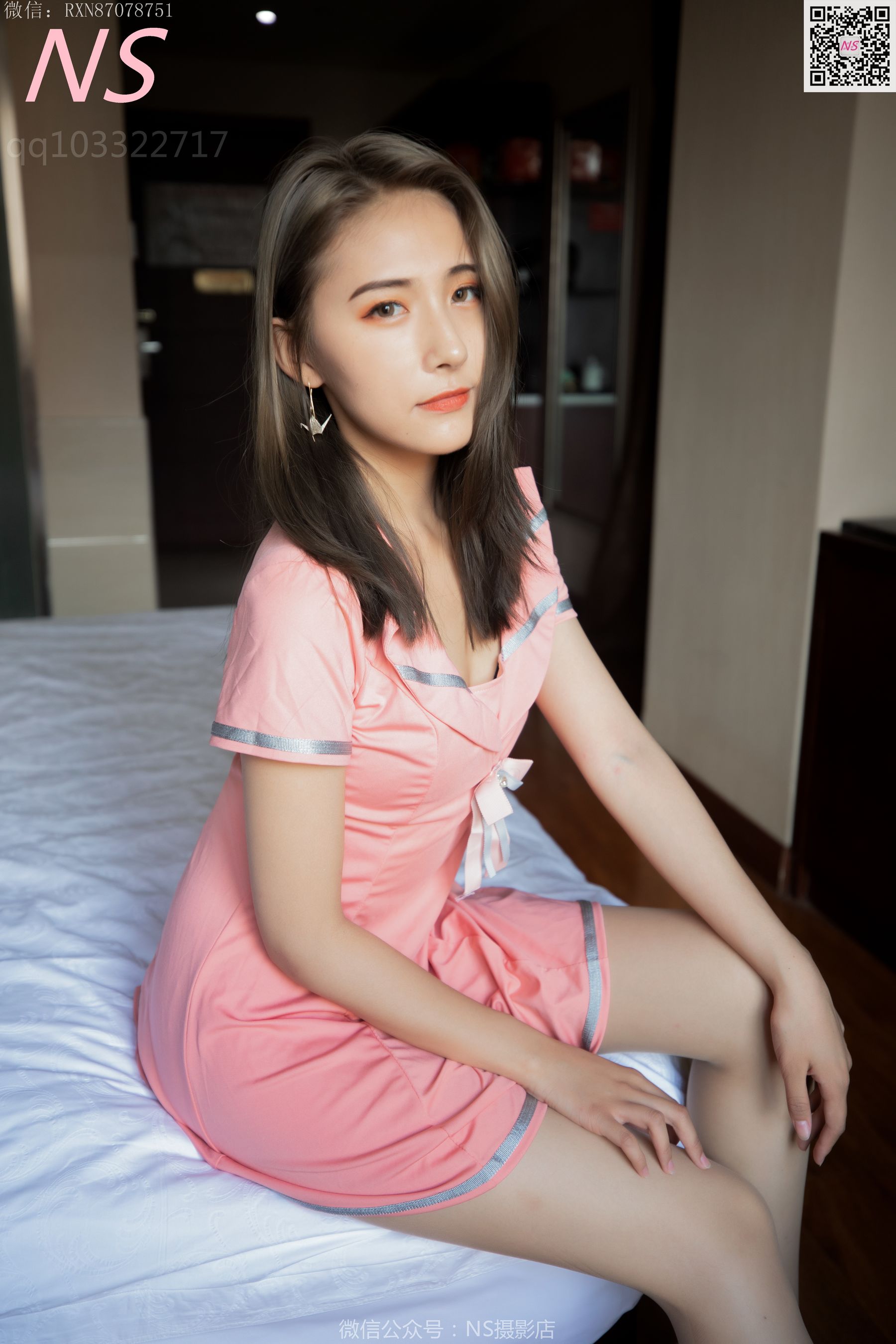 [纳丝摄影]  小允儿 明星脸丝袜美腿_第3张