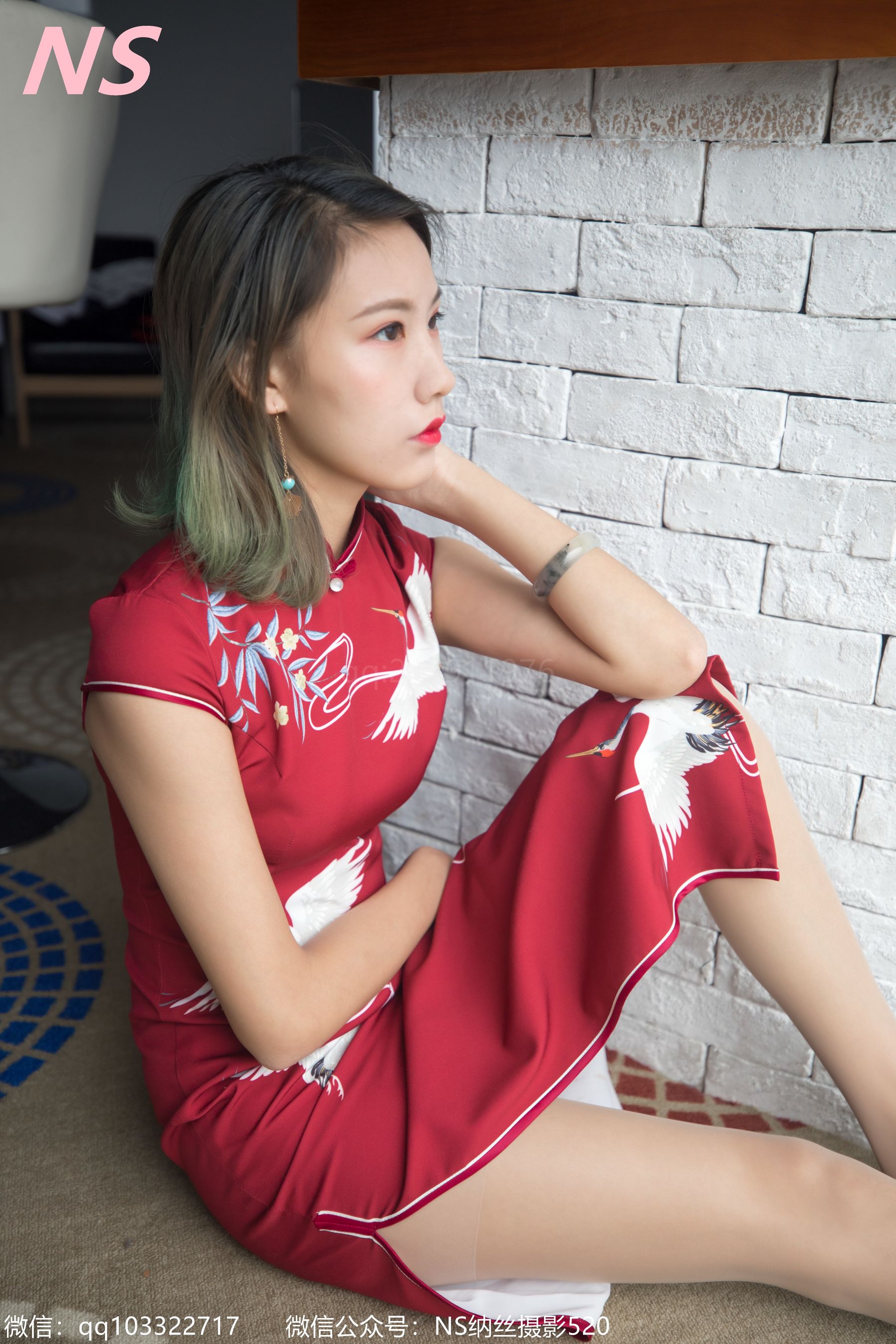 [纳丝摄影]  张若若 旗袍丝袜_第2张