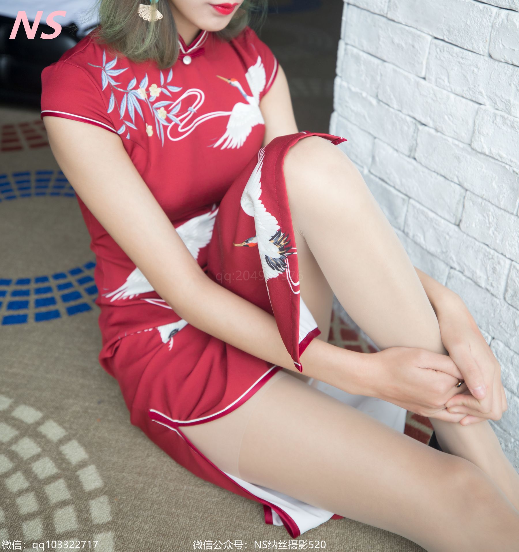 [纳丝摄影]  张若若 旗袍丝袜_第3张