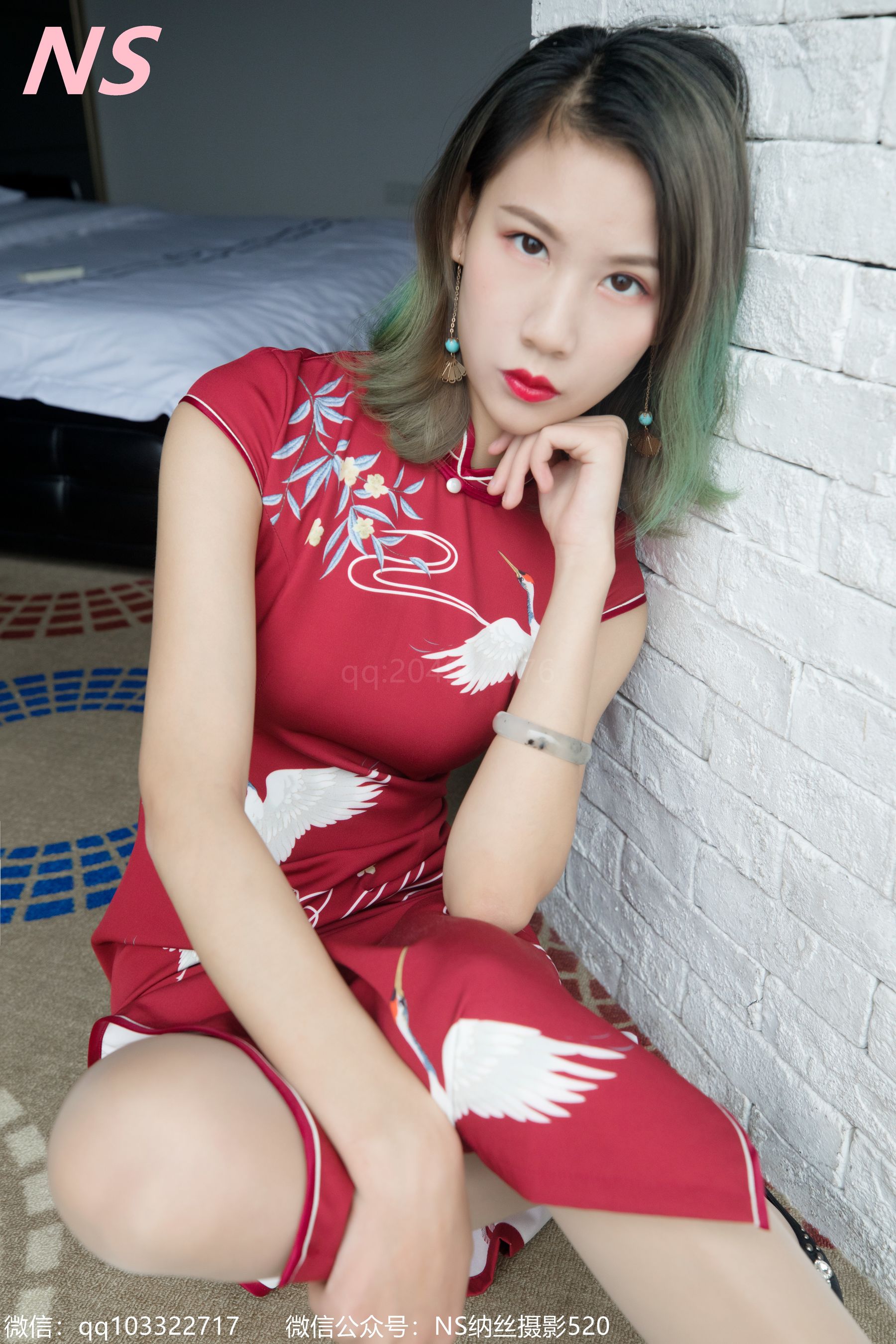 [纳丝摄影]  张若若 旗袍丝袜_第5张