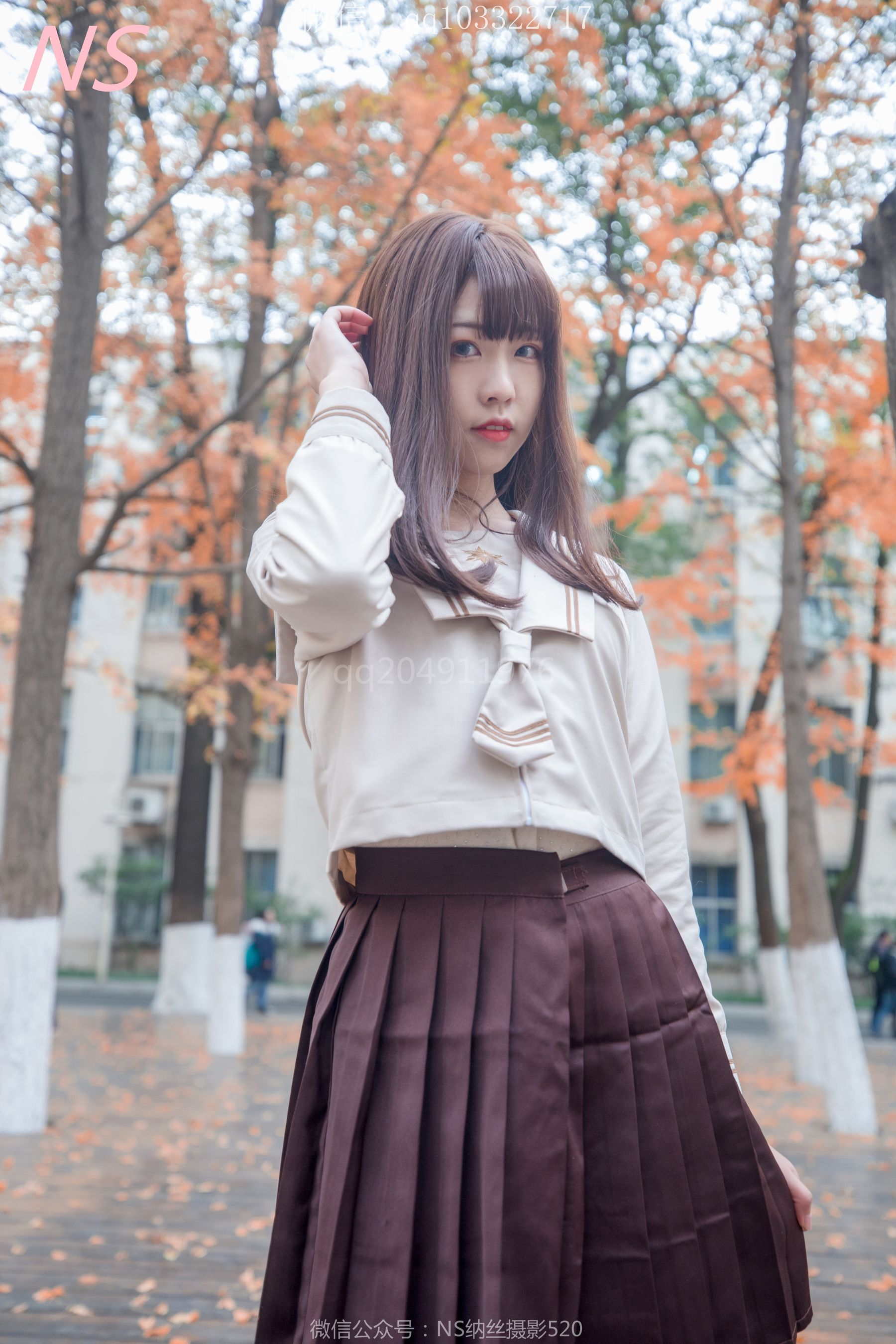 [纳丝摄影]  枫之少女 白丝肉丝萌萌哒的枫_第1张