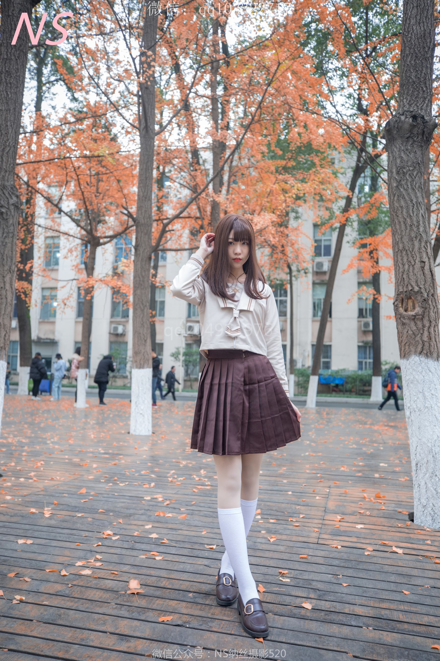 [纳丝摄影]  枫之少女 白丝肉丝萌萌哒的枫_第2张