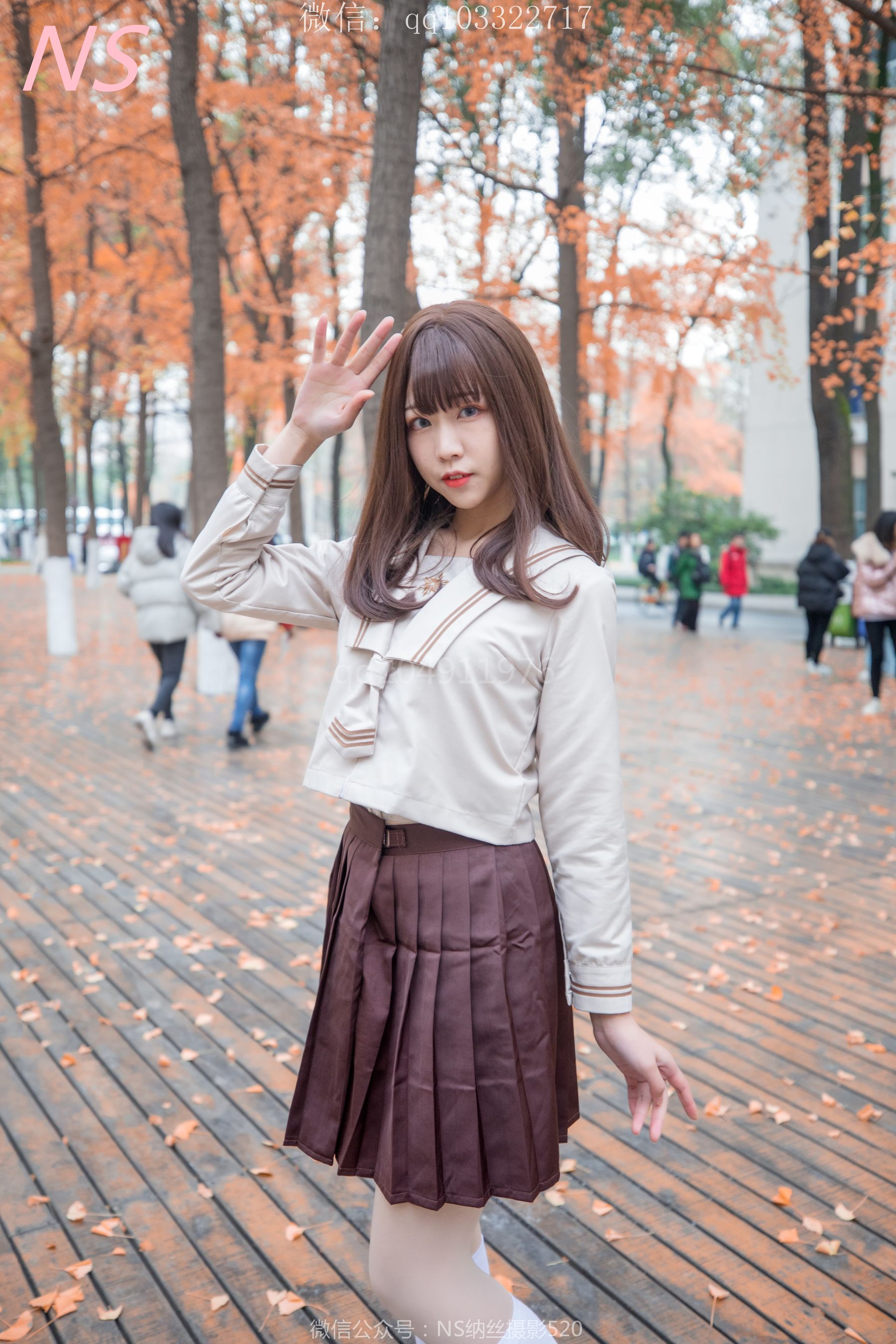 [纳丝摄影]  枫之少女 白丝肉丝萌萌哒的枫_第3张