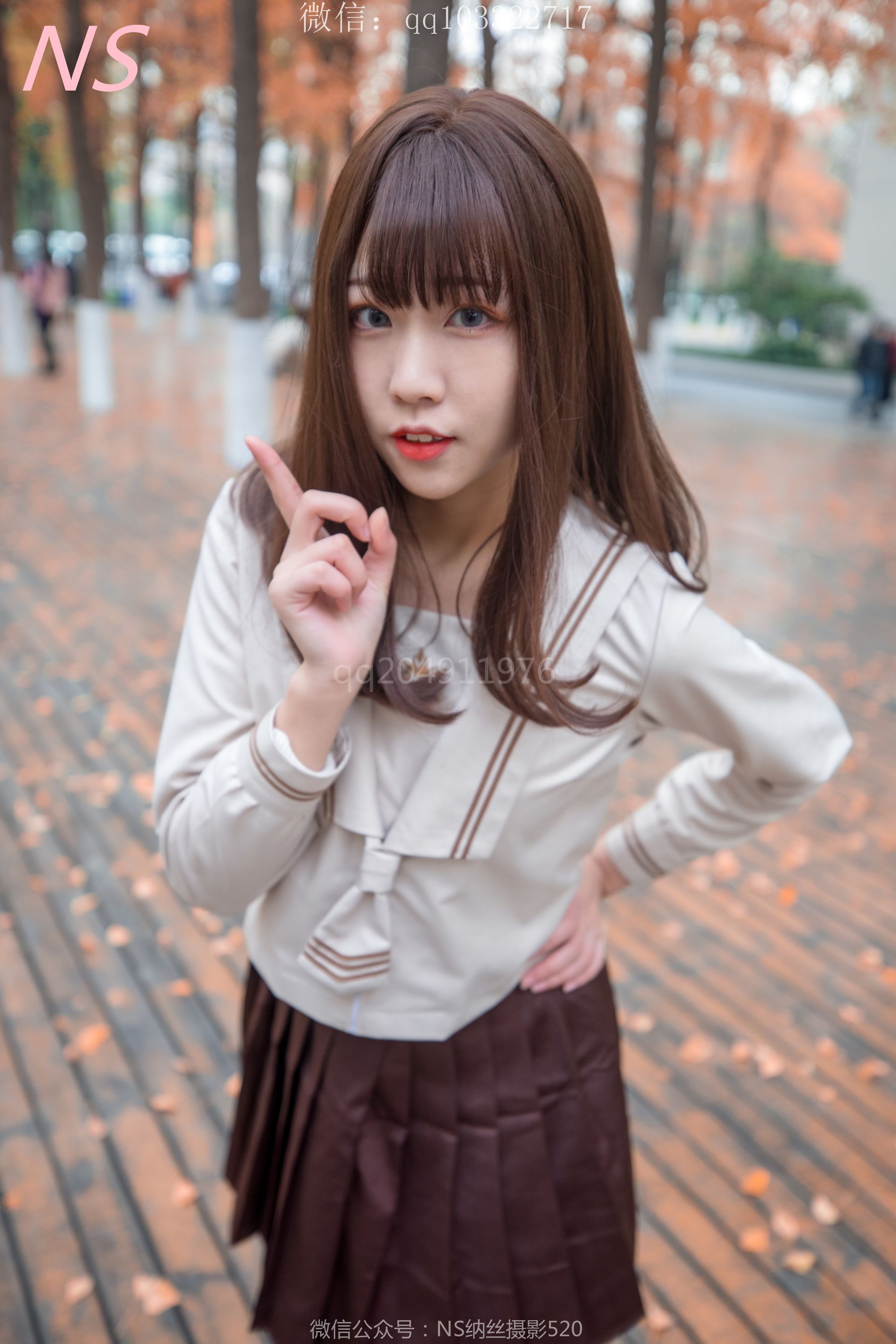 [纳丝摄影]  枫之少女 白丝肉丝萌萌哒的枫_第4张