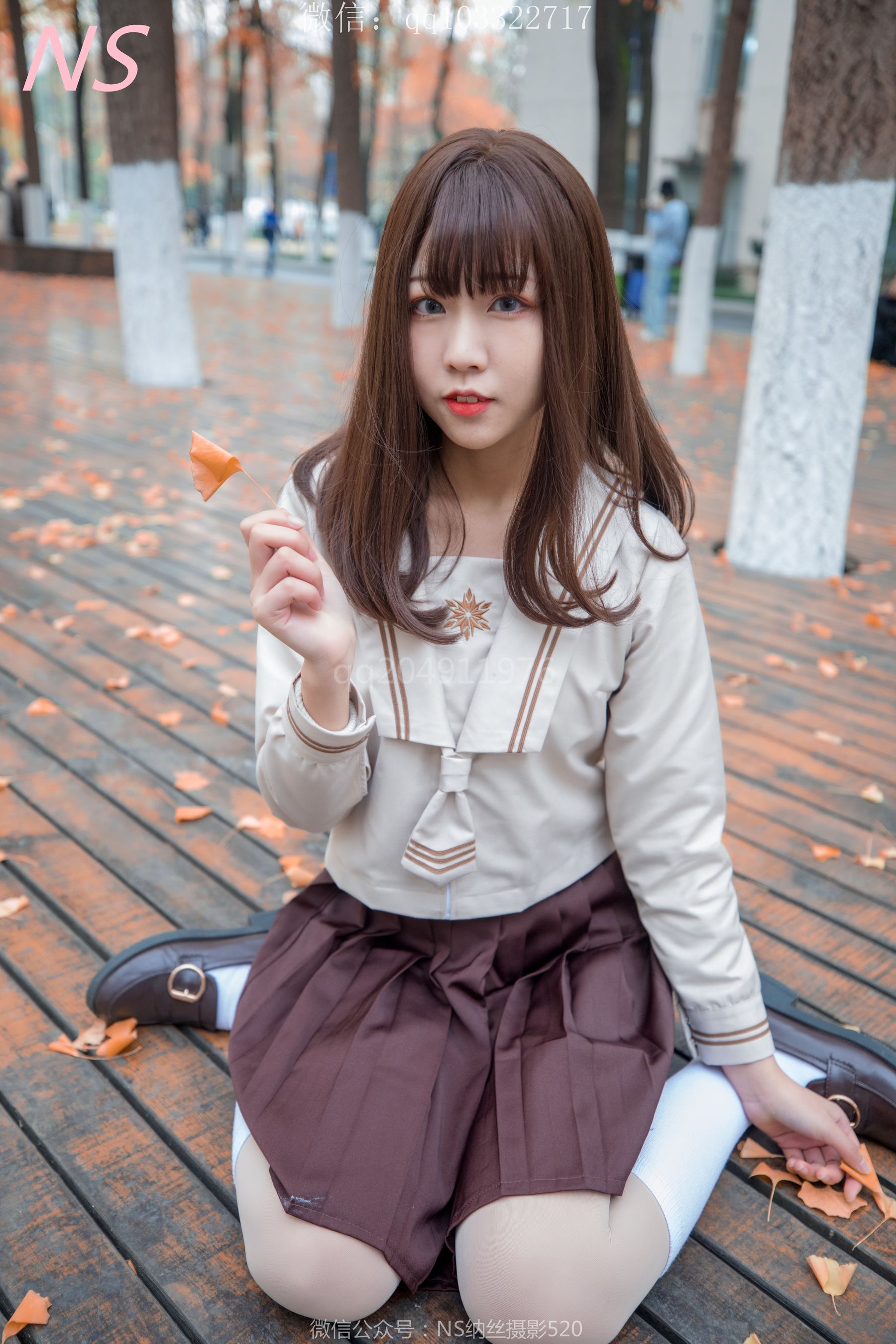 [纳丝摄影]  枫之少女 白丝肉丝萌萌哒的枫_第5张