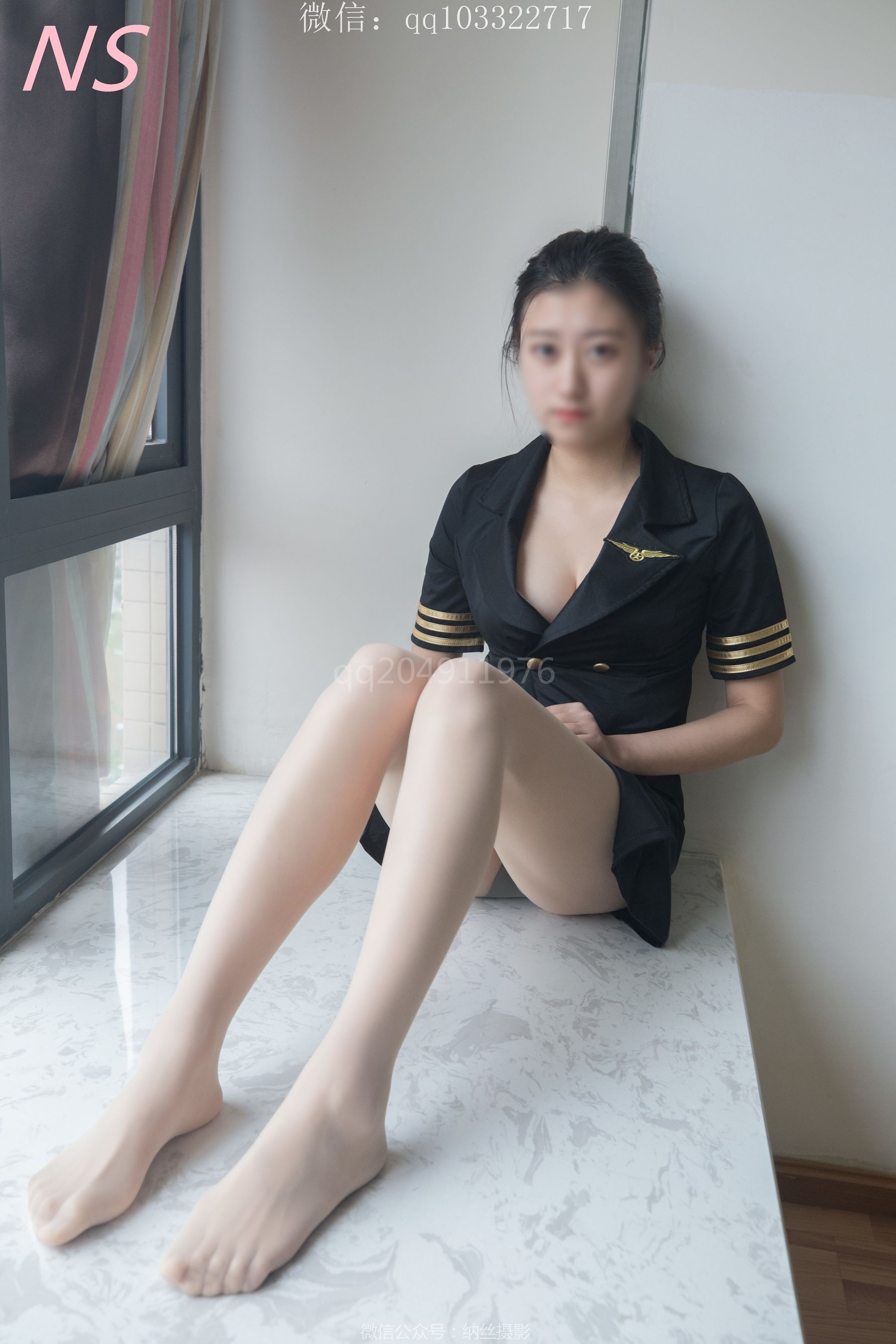 [纳丝摄影]  甜儿 空姐肉丝_第2张