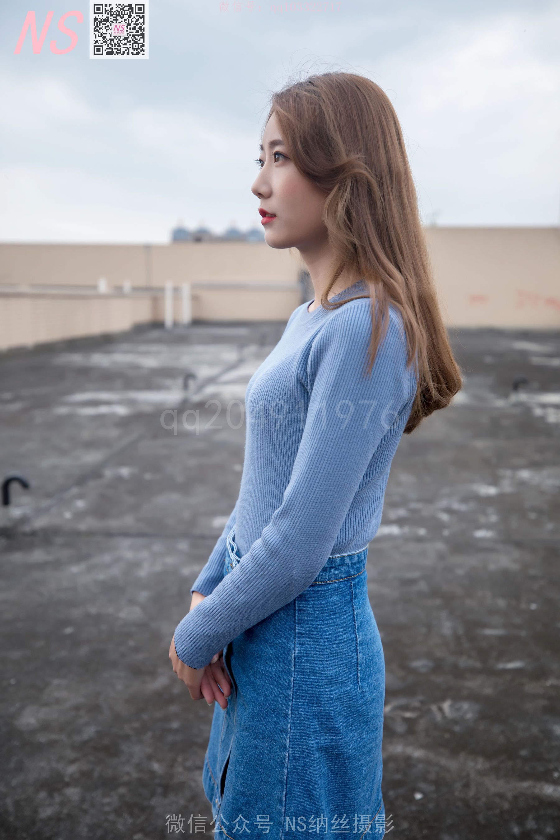 [纳丝摄影]  舒怡 女神天台肉色丝袜_第5张