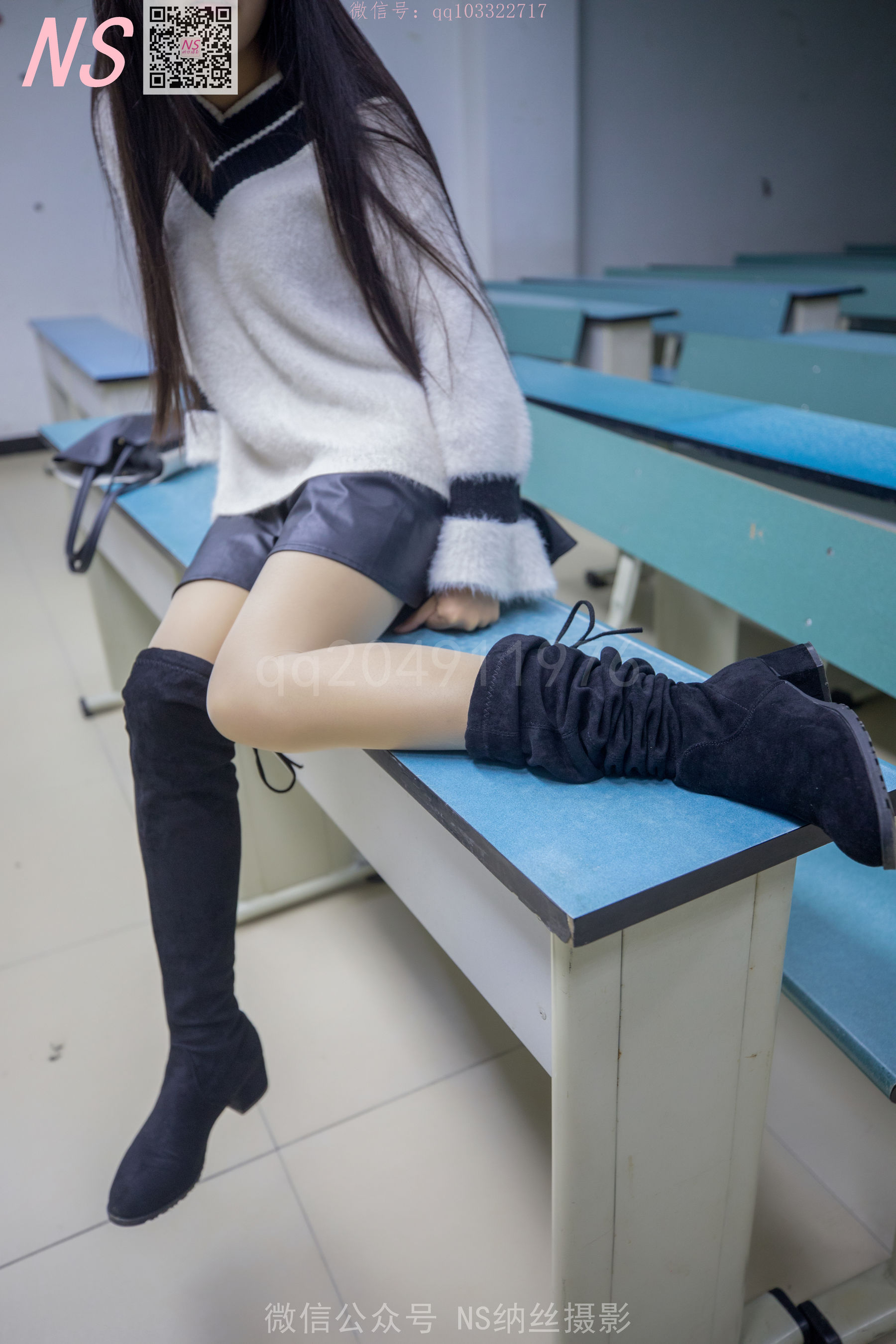 [纳丝摄影]  雨佳 丝袜学记_第5张