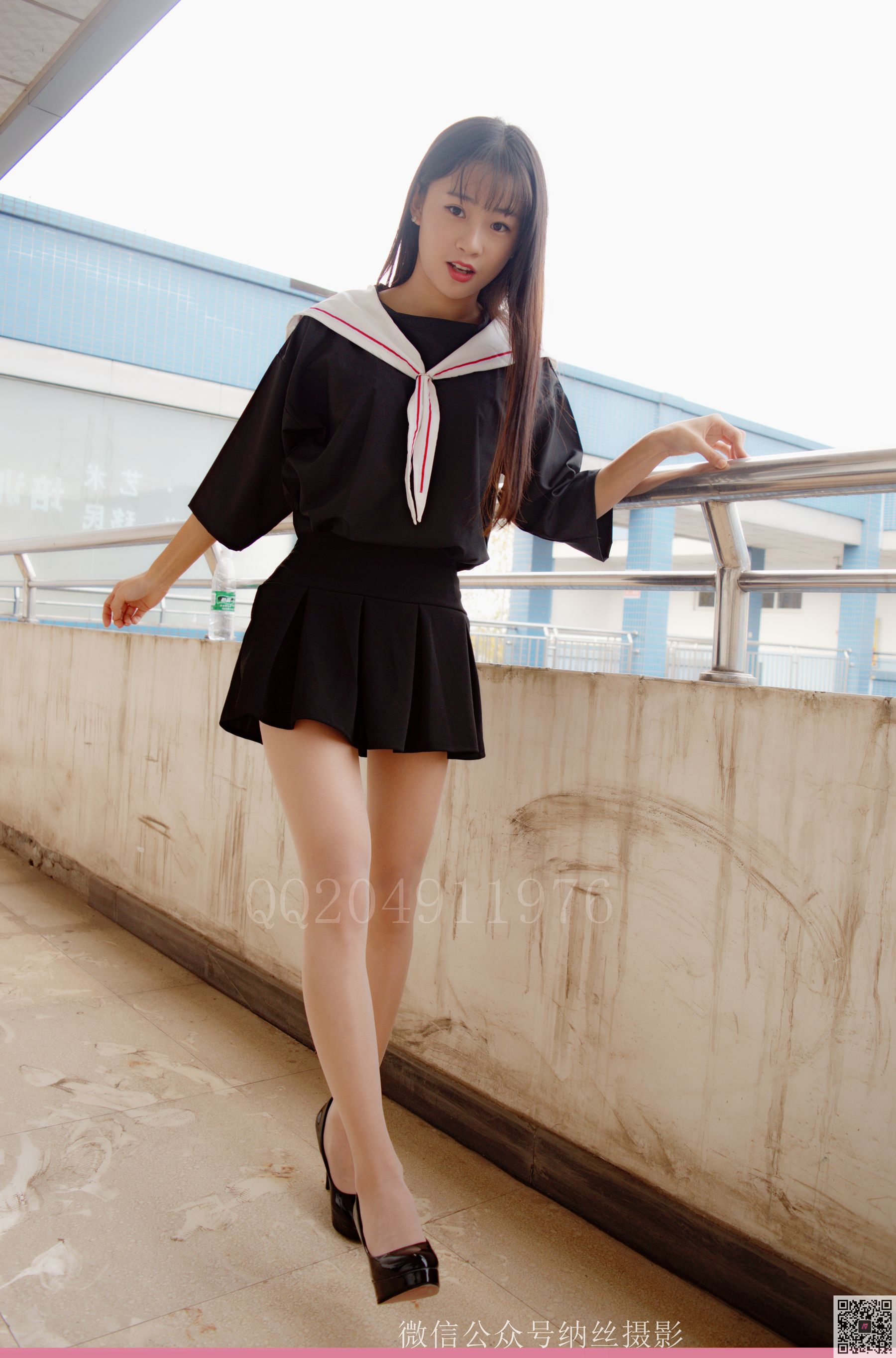 [纳丝摄影] NO.014 宝儿 校园水手服肉丝_第4张