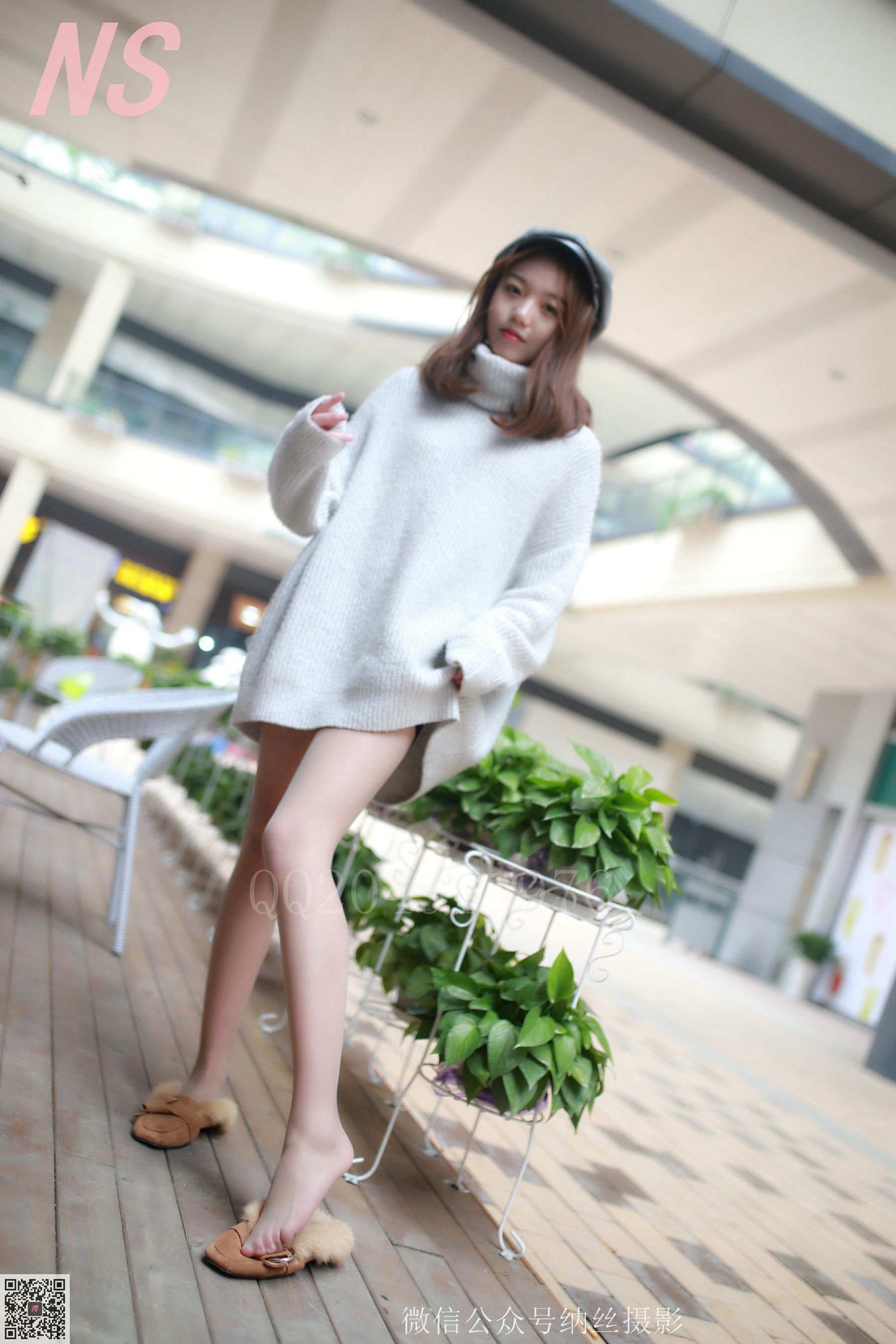 [纳丝摄影] NO.096 微微 户外毛衣肉丝_第1张