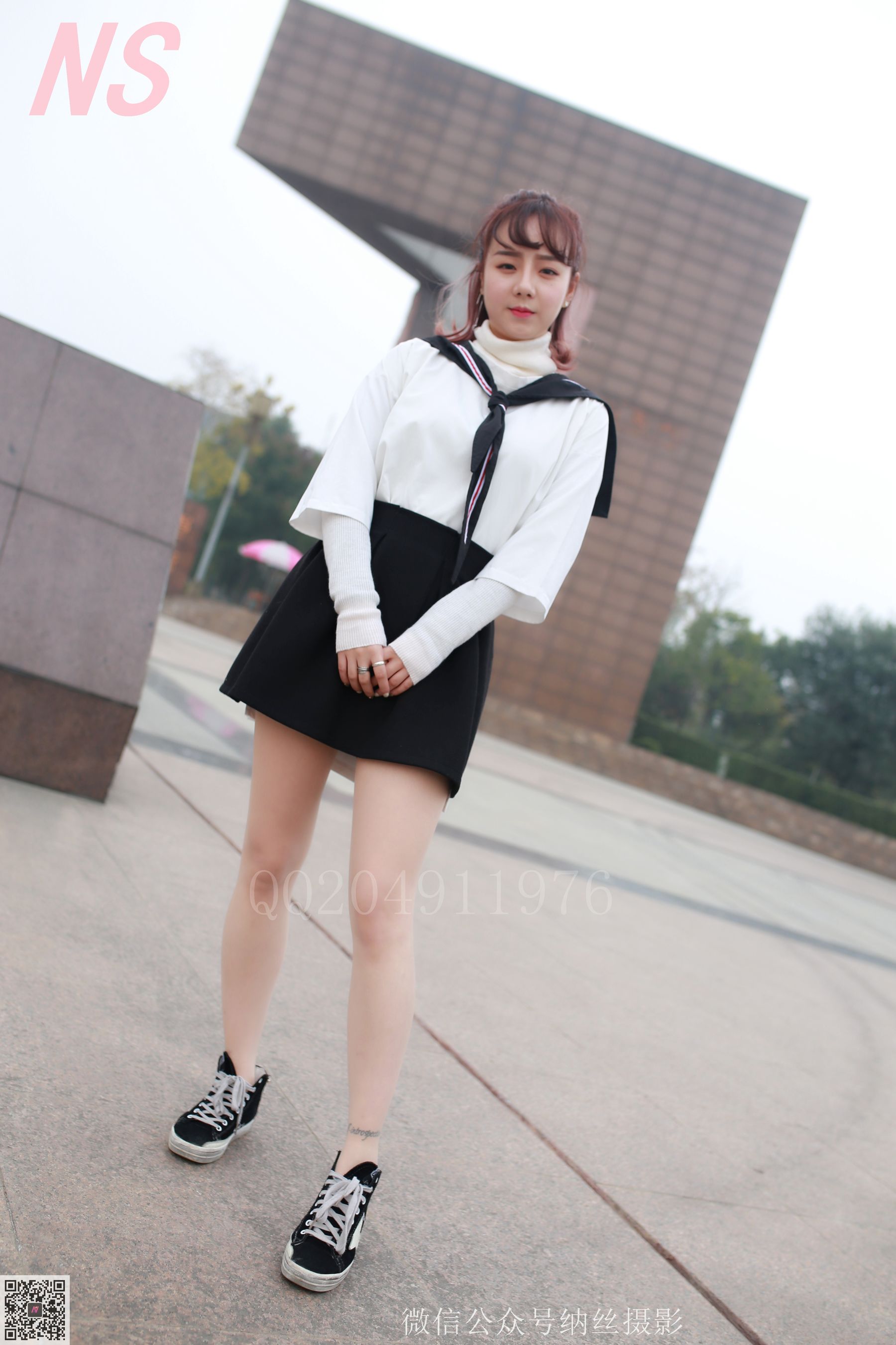 [纳丝摄影] NO.100 然然 大学校园丝袜美足_第4张