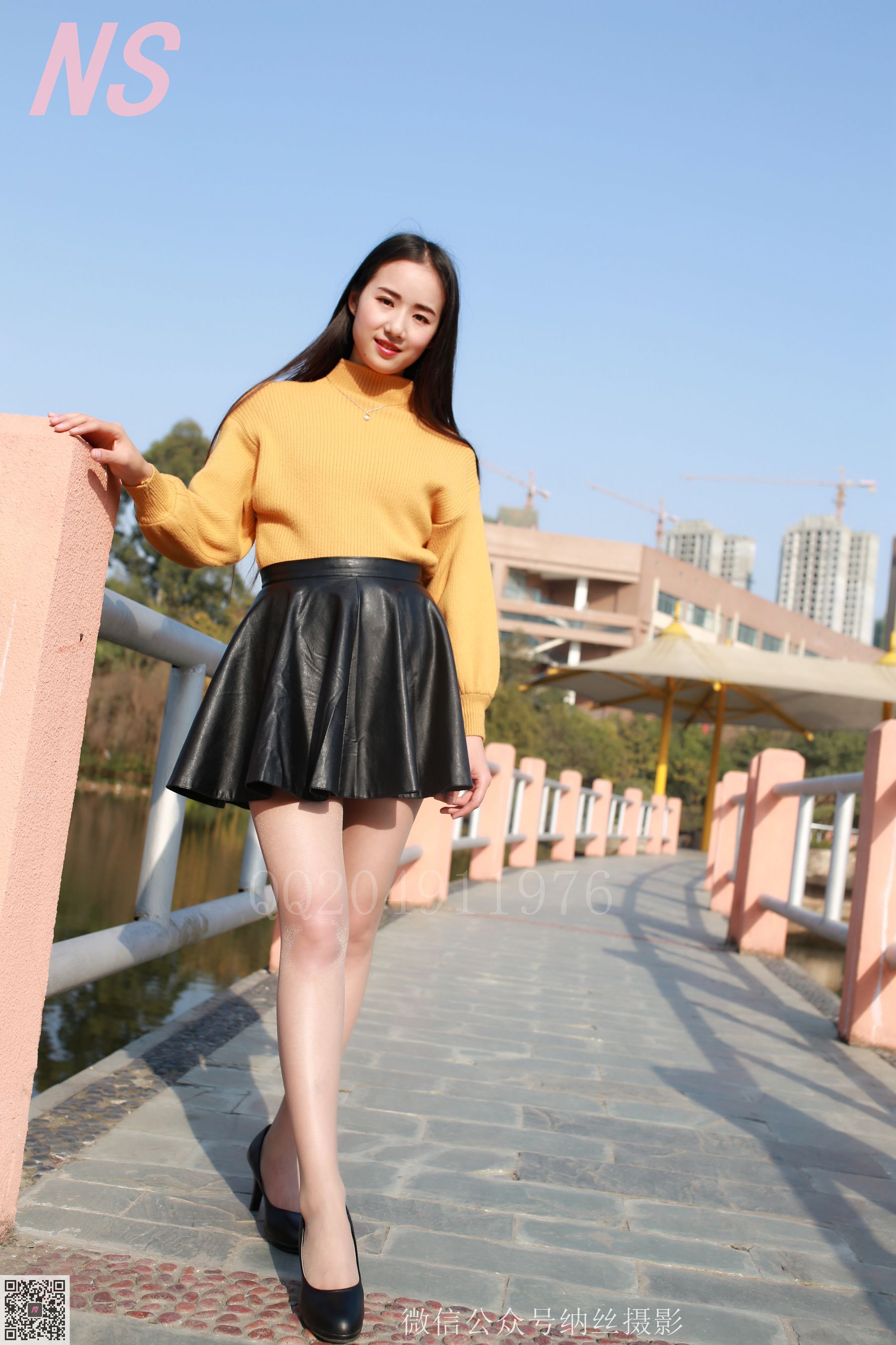 [纳丝摄影] NO.112 林小雅 皮裙肉丝_第3张