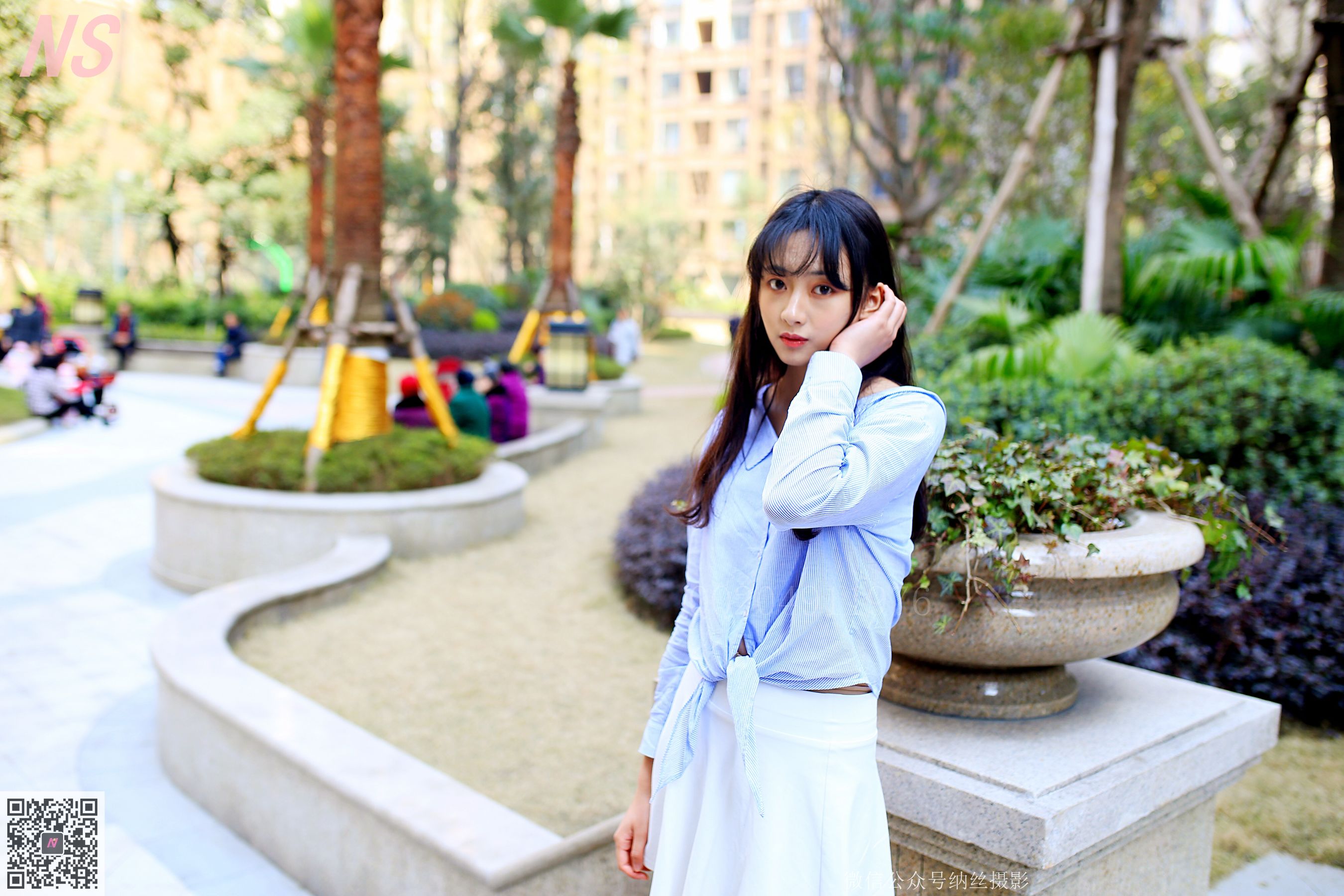 [纳丝摄影] NO.120 李敏琪 长发长腿肉丝_第1张